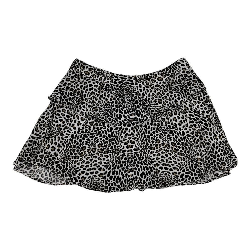 Zara Zara l Leopard Print Mini Skort Size Small Size 28" / US 6 / IT 42 - 2 Thumbnail