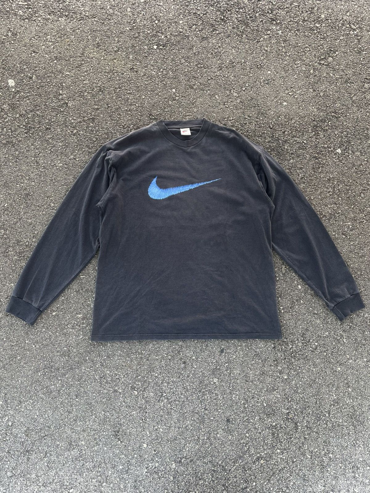 Nike Vtg Nike Long Sleeve Size US XL / EU 56 / 4 - 2 Thumbnail