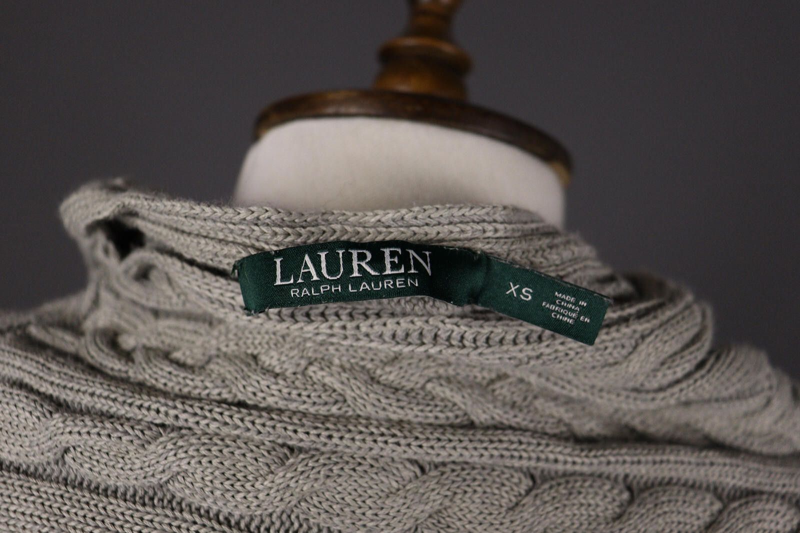 Lauren Ralph Lauren Lauren Ralph Lauren Gray Cable Knit Sweater Size XS Size XS / US 0-2 / IT 36-38 - 9 Thumbnail