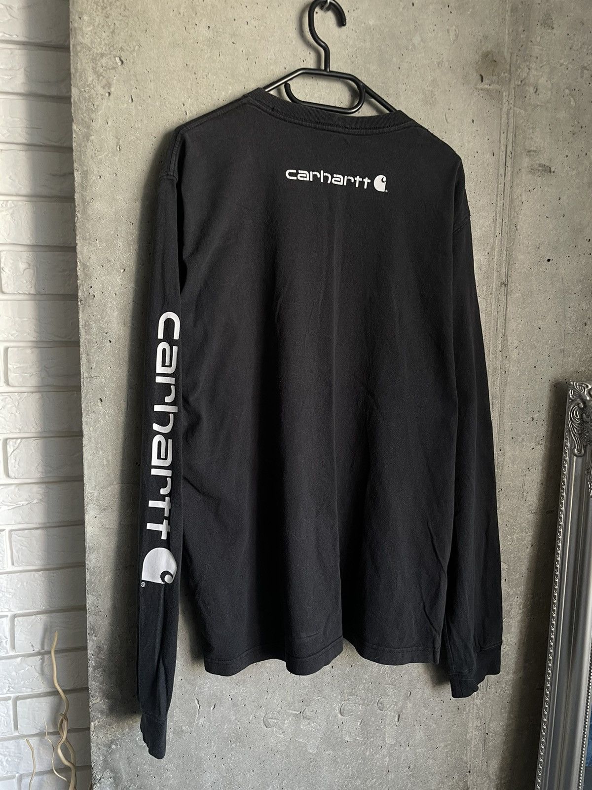 Carhartt Vintage Carhartt Faded Longsleeve Big Logo Workwear Y2k Size US L / EU 52-54 / 3 - 7 Thumbnail