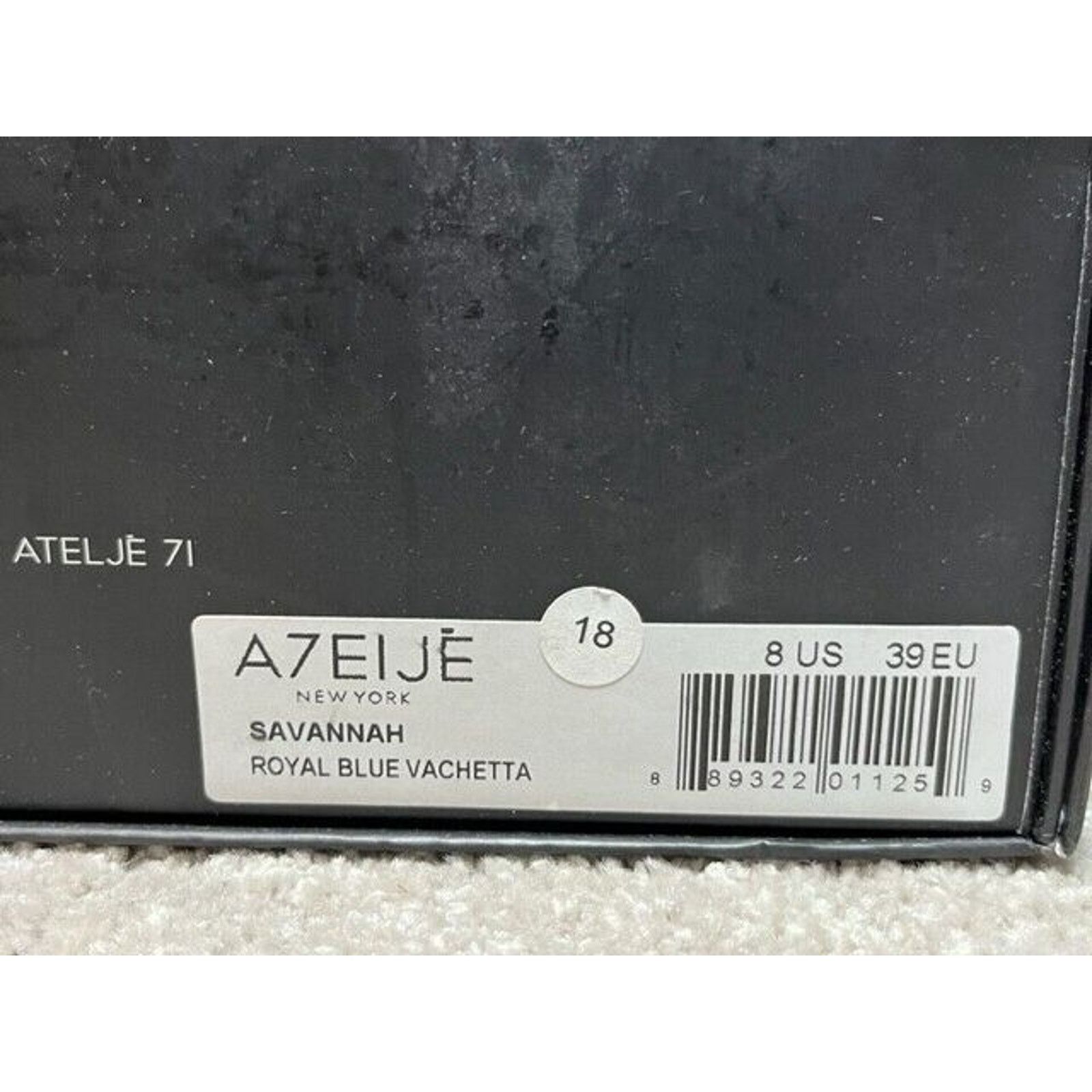Other A7EIJE Pump Heels 8 Ateljé 71 Savannah Peep Toe Stilleto Size US 8 / IT 38 - 9 Thumbnail