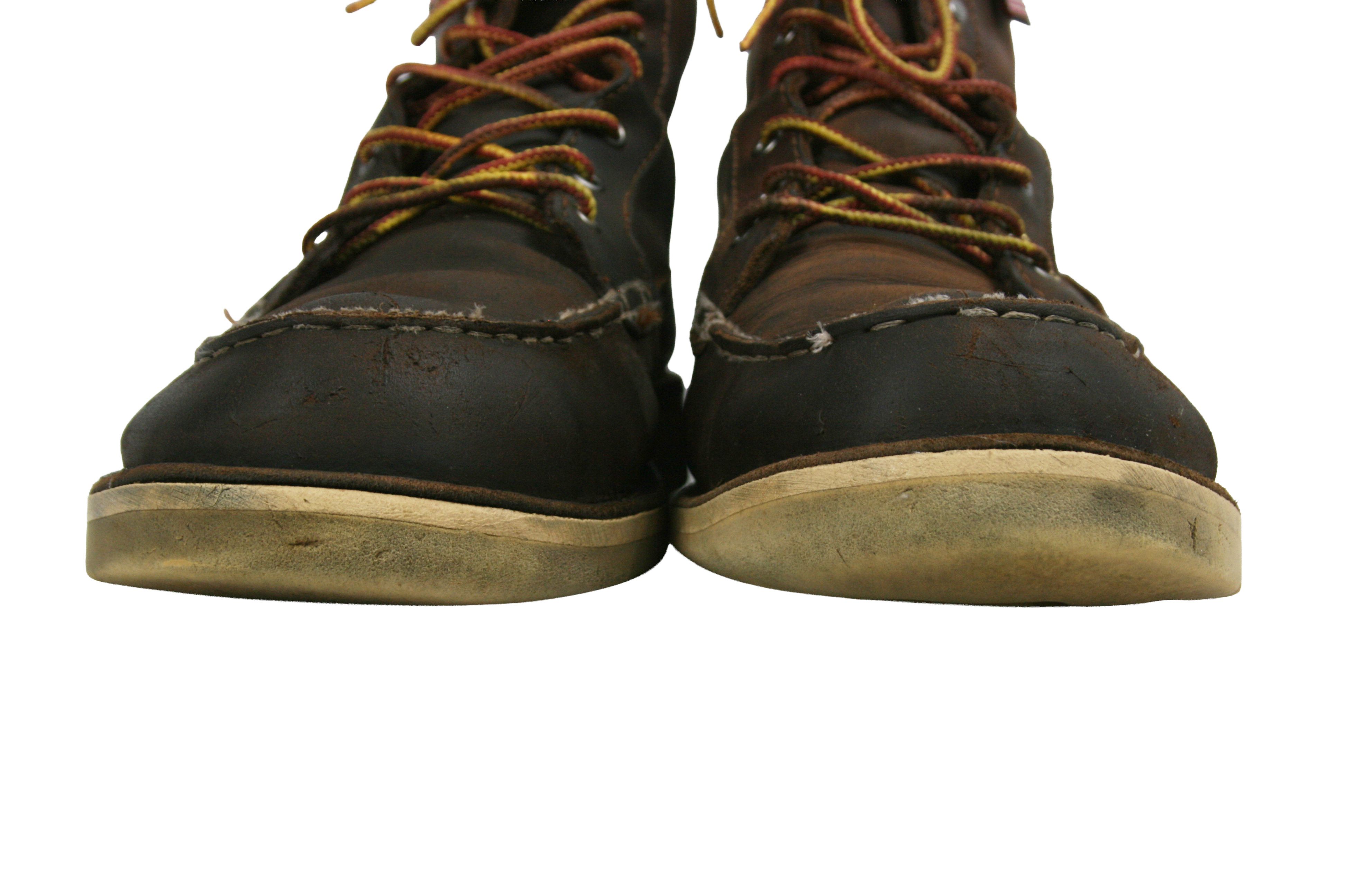 Danner Bull Run Moc Distressed Leather Boots Size US 13 / EU 46 - 4 Thumbnail