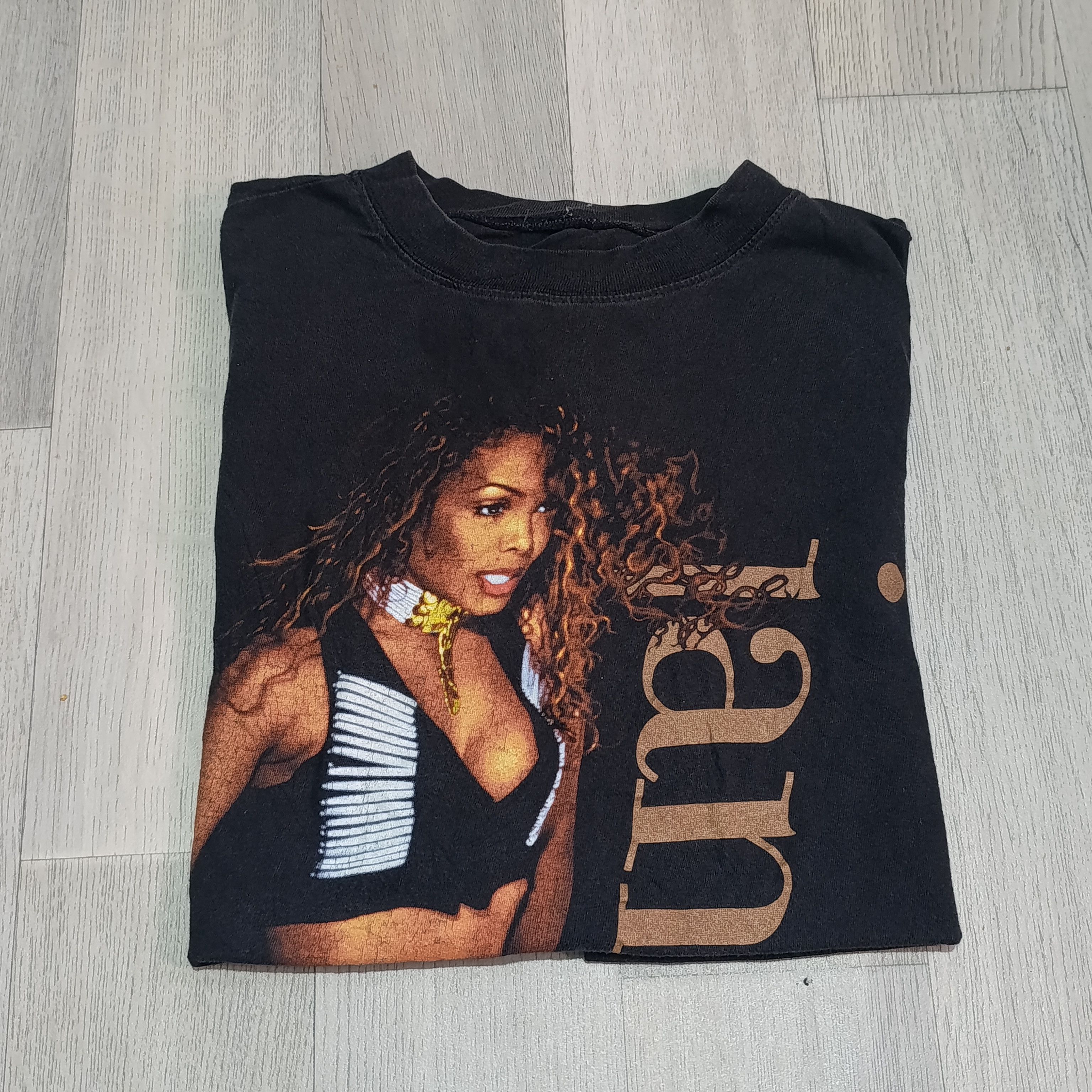 Vintage Vintage 1995 Janet Jackson 1995 world Tour tshirt | Grailed
