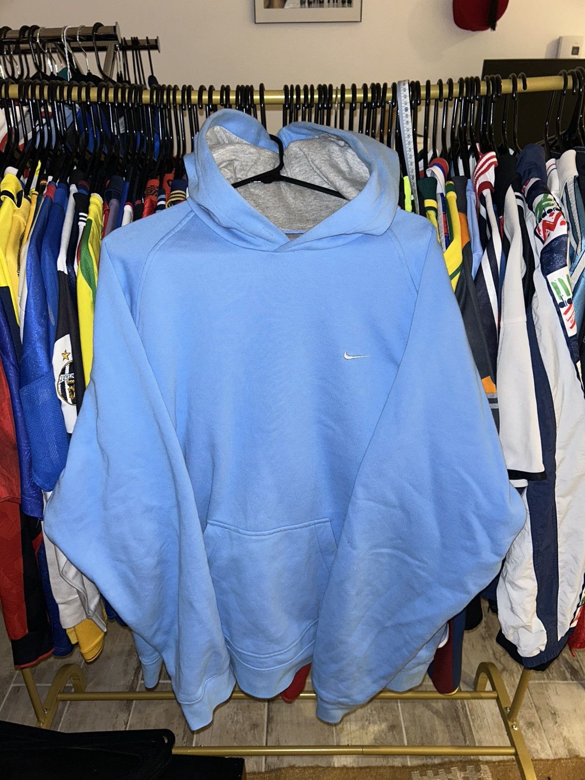 Nike × Vintage Vintage 00s Nike hoodie Size US XL / EU 56 / 4 - 2 Thumbnail