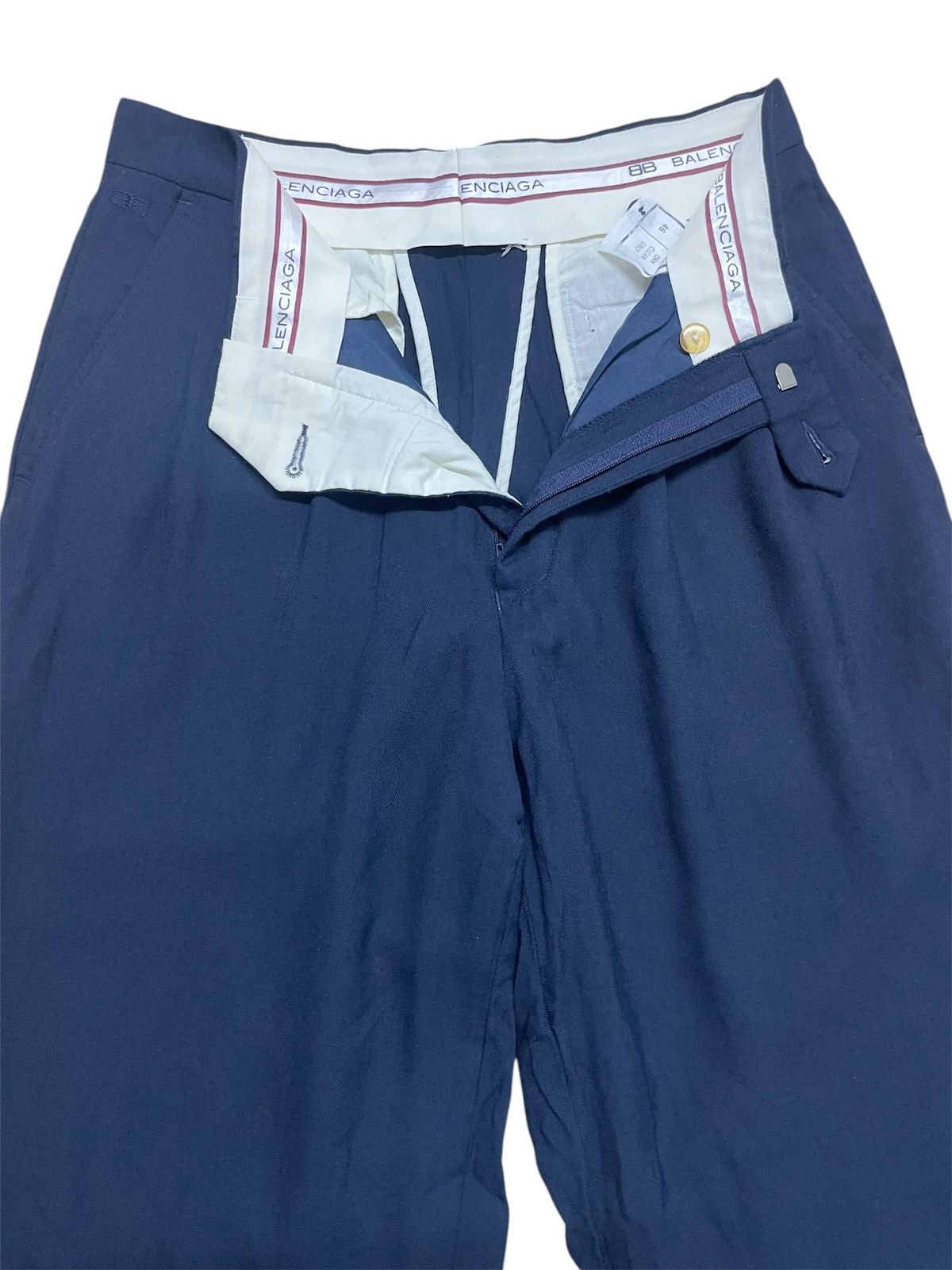 Balenciaga OFFER🔥Vintage balenciaga baggy wool pants Size 28" / US 6 / IT 42 - 12 Thumbnail