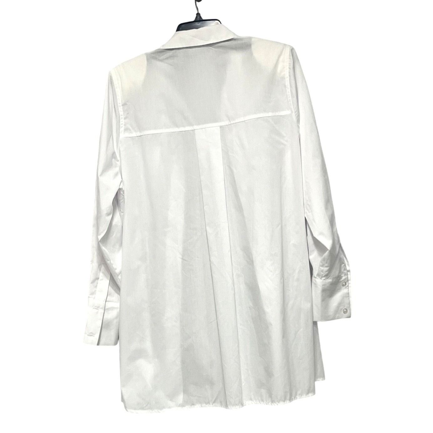 Topshop Topshop Oversized Poplin Button-up Shirt In White, Sz. 0 Size XS / US 0-2 / IT 36-38 - 6 Thumbnail