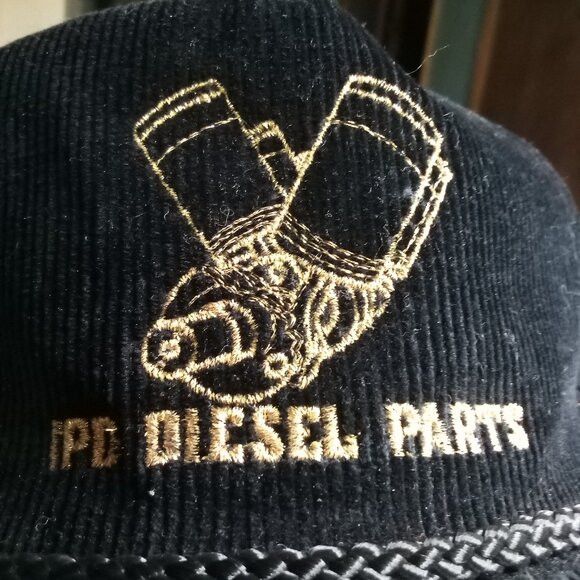 Other Vintage IPD Diesel Parts Corduroy Scrambled Eggs Strap Hat Size ONE SIZE - 2 Thumbnail