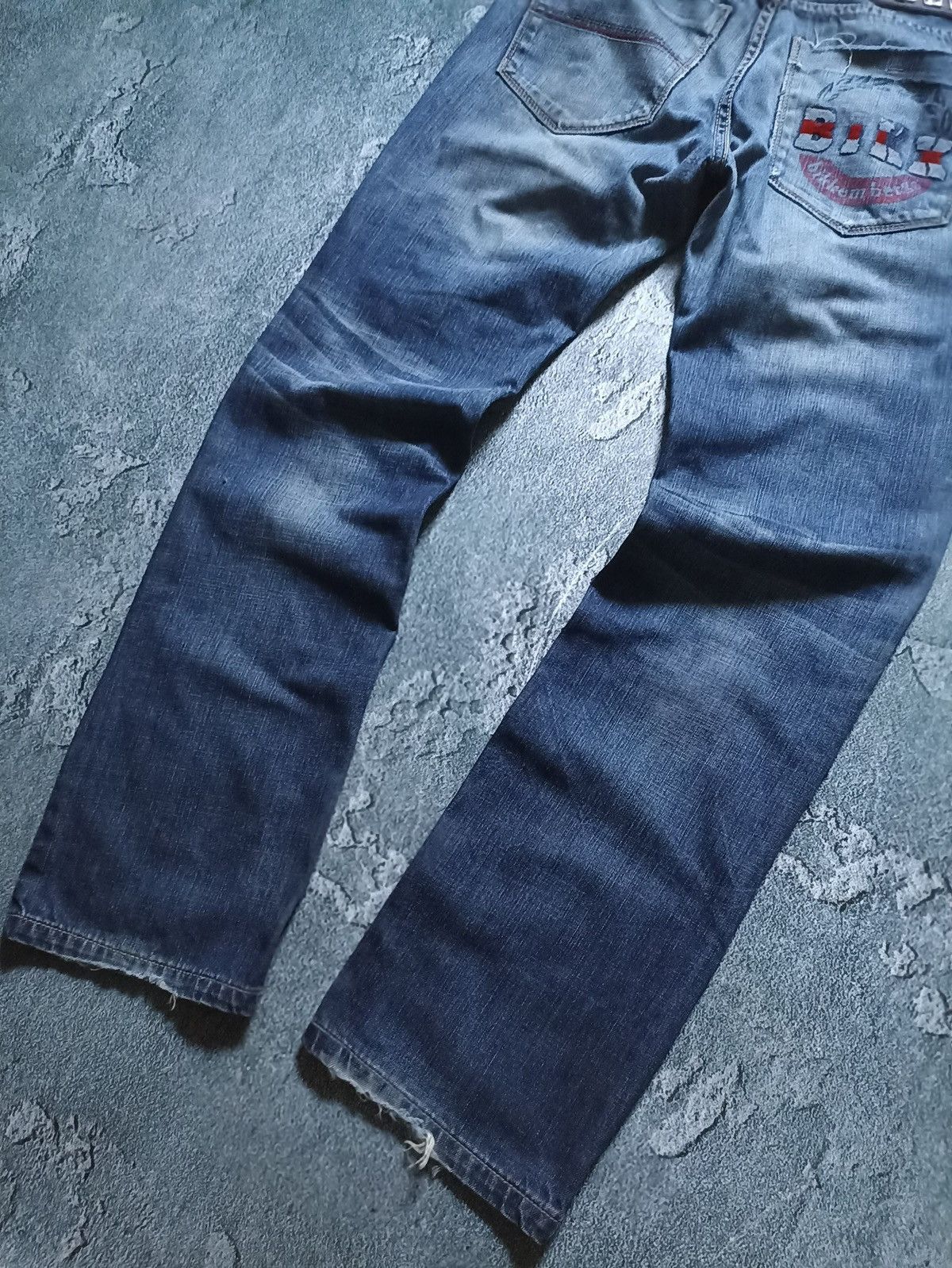 Dirk Bikkembergs Vintage Dirk Bikkembergs Y2K Denim Distressed Jeans Size 33 Size US 33 - 8 Thumbnail