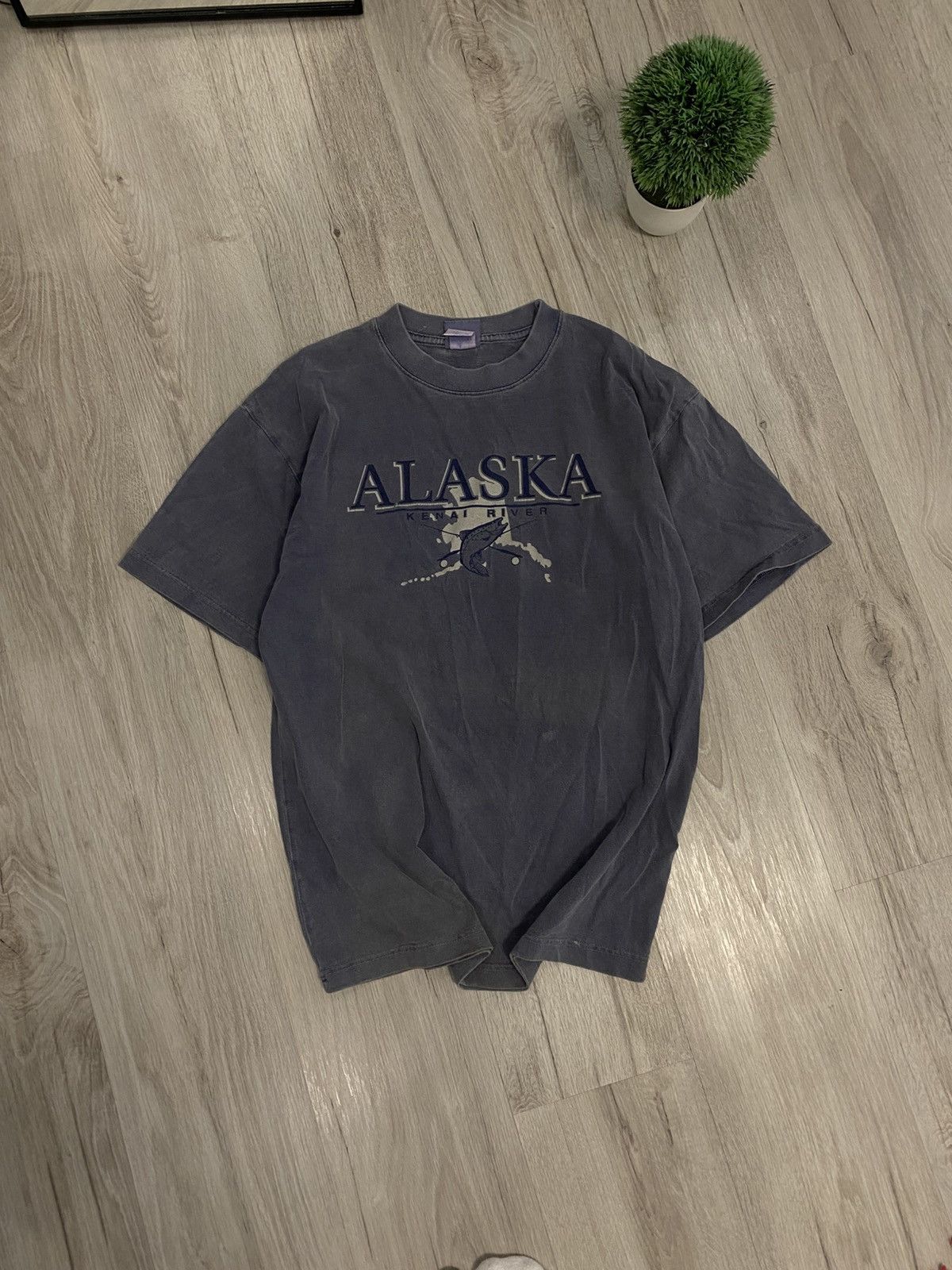 Vintage Alaska t-shirt oasman vintage Size US M / EU 48-50 / 2 - 1 Thumbnail