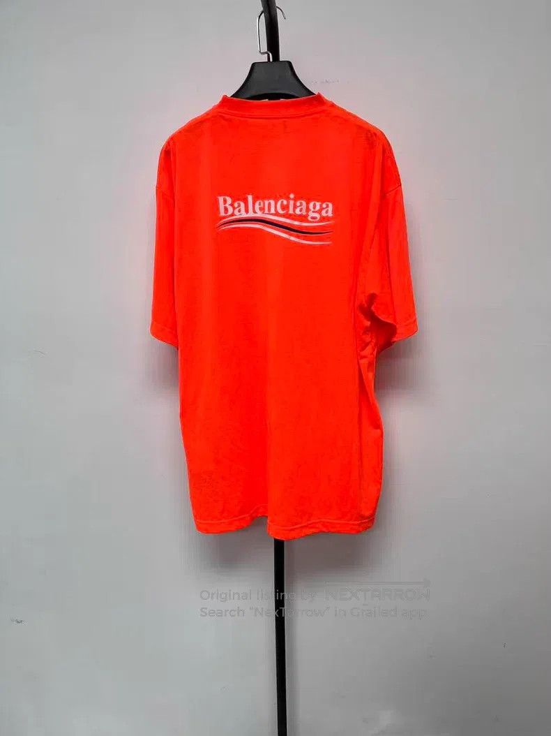 Balenciaga Balenciaga Solid Color Round Neck Short Sleeve T-Shirt wit Size US S / EU 44-46 / 1 - 2 Thumbnail