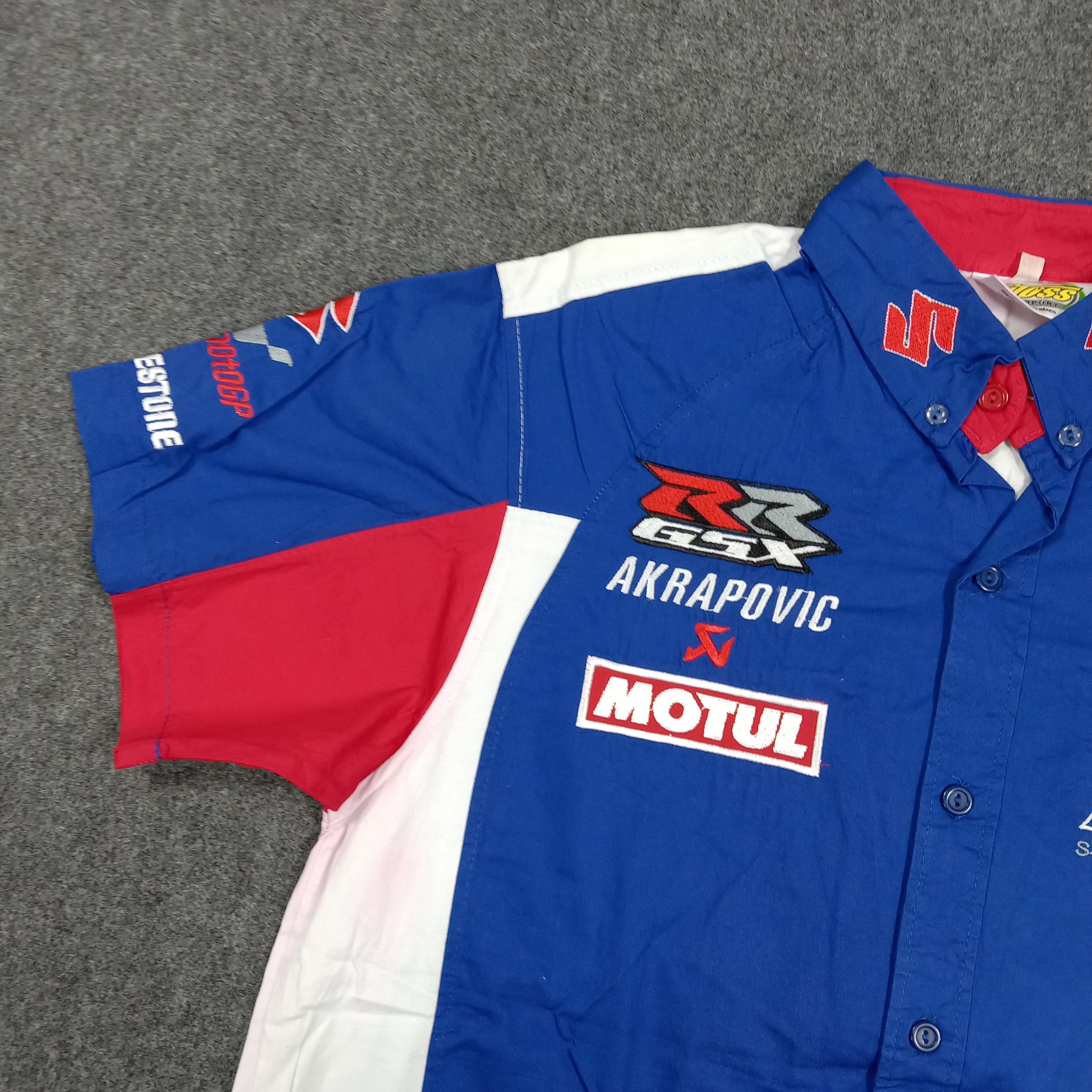 Japanese Brand Suzuki Hayabusa Racing Superbike Work Shirt C294N67 Size US S / EU 44-46 / 1 - 4 Thumbnail