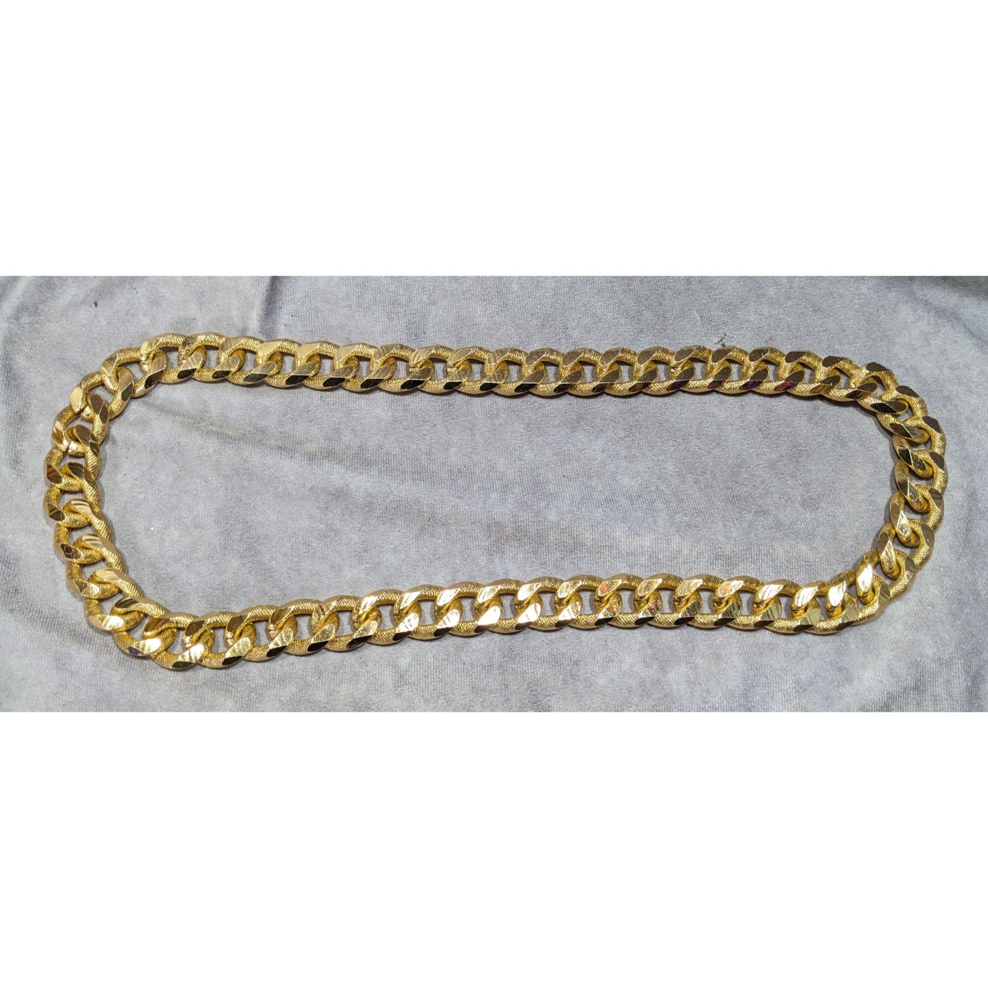 Other Chunky Glam Bright Gold Tone Oversized Chain Necklace Size ONE SIZE - 4 Thumbnail