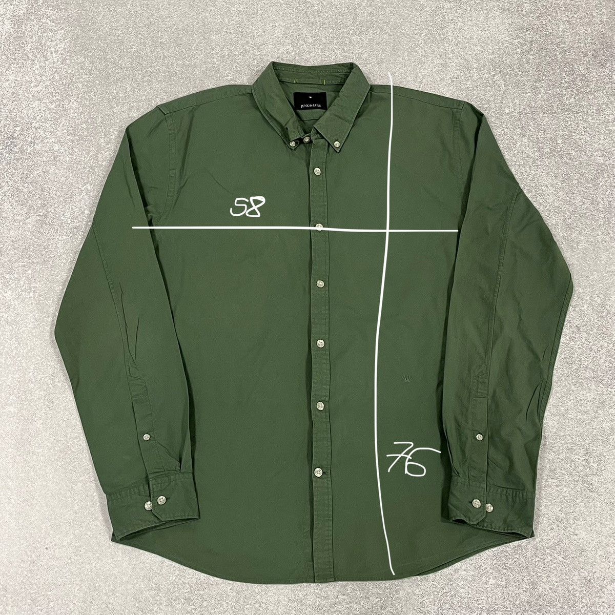 JUNK de LUXE Green Junk de Luxe button-up shirt Size US XL / EU 56 / 4 - 2 Thumbnail