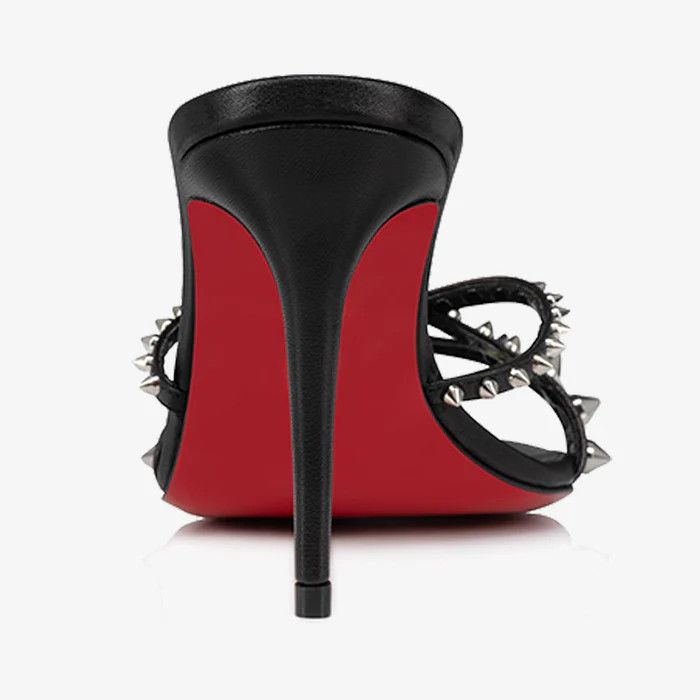 Christian Louboutin o1bcso1str0825 Tatooshka 85 in Black Size US 5 / IT 35 - 3 Thumbnail