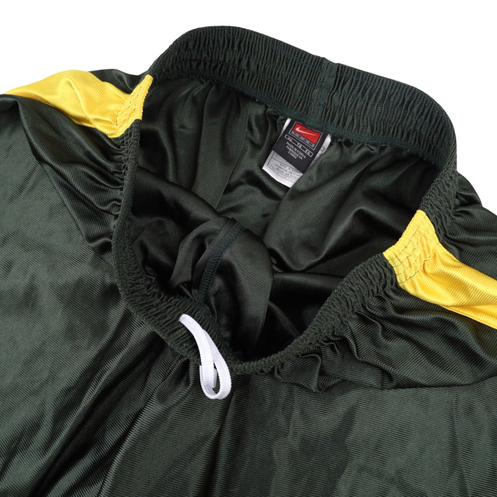 Nike VINTAGE Nike University of Oregon Ducks Basketball Shorts Mens XL Green Size US 36 / EU 52 - 6 Thumbnail