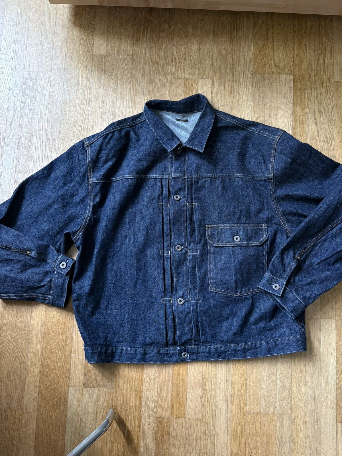 Kapital Kapital 14 Oz. Type 1 Denim Jacket Size US XL / EU 56 / 4 - 1 Thumbnail