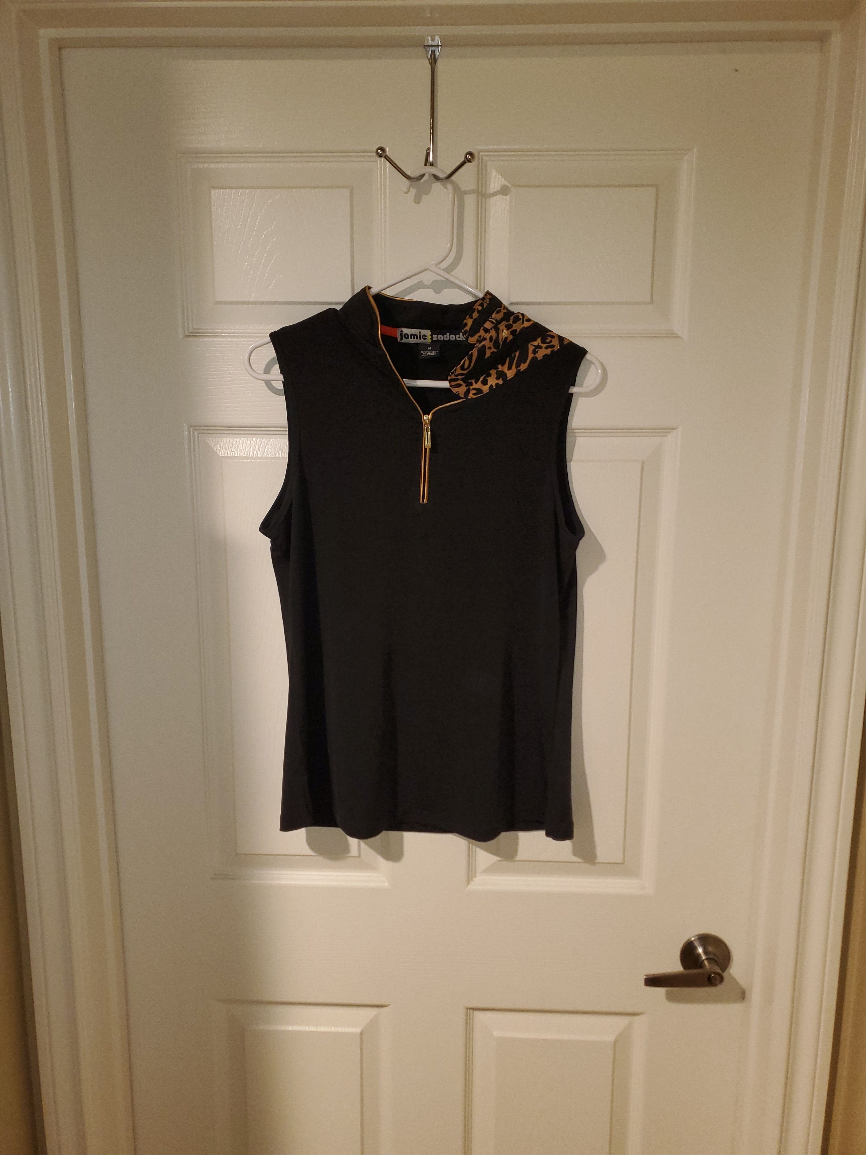 Vintage Unique Vintage Jamie Sadock Black Blouse (size M) Size M / US 6-8 / IT 42-44 - 6 Thumbnail