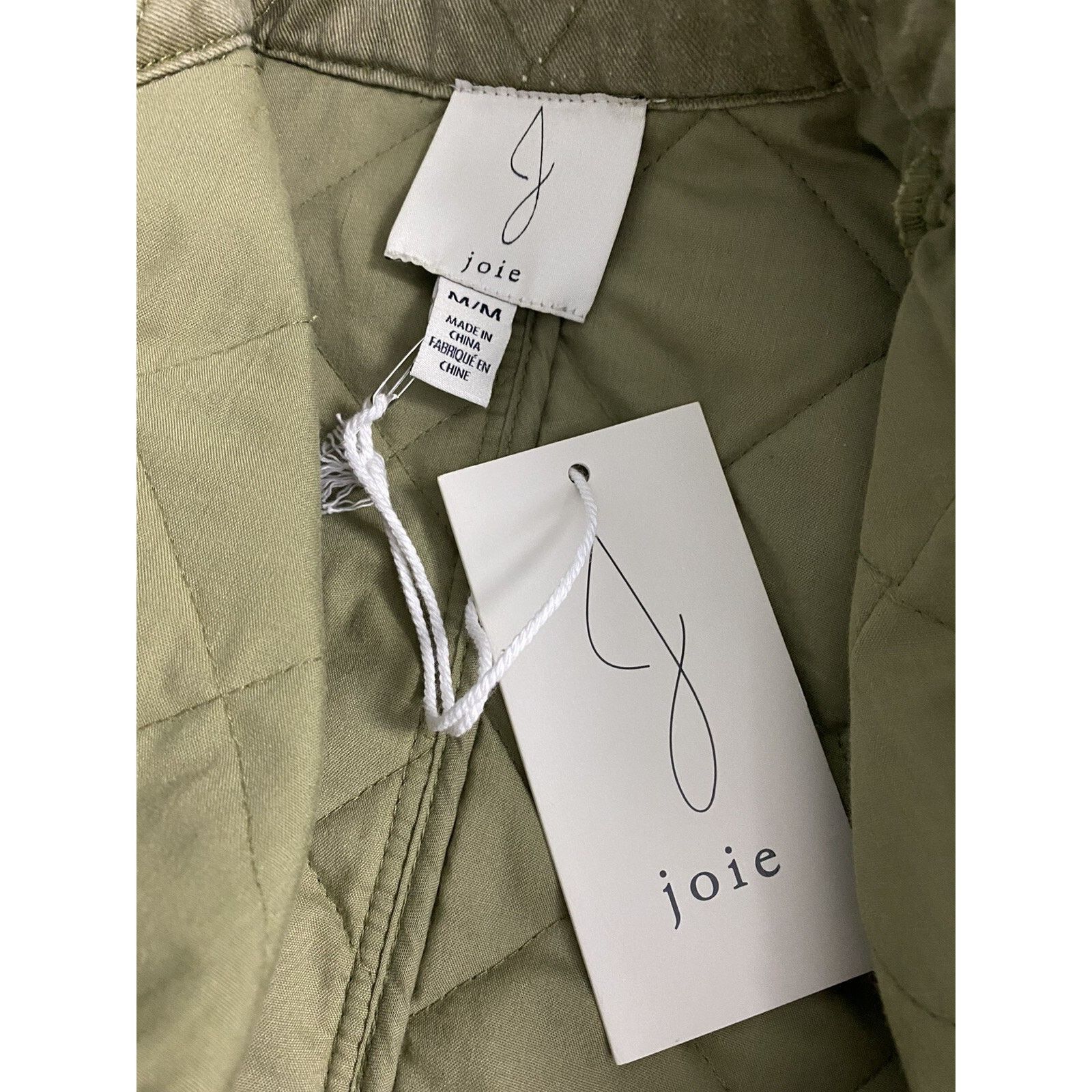 Joie Joie green jacket women cotton Olive Canvas size M A003051 Size M / US 6-8 / IT 42-44 - 5 Thumbnail