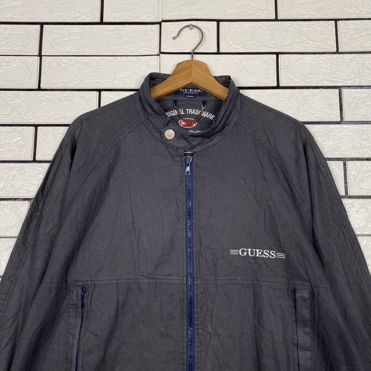 Guess Vintage Zipper Jacket Guess Classic Full Print Size US M / EU 48-50 / 2 - 4 Thumbnail