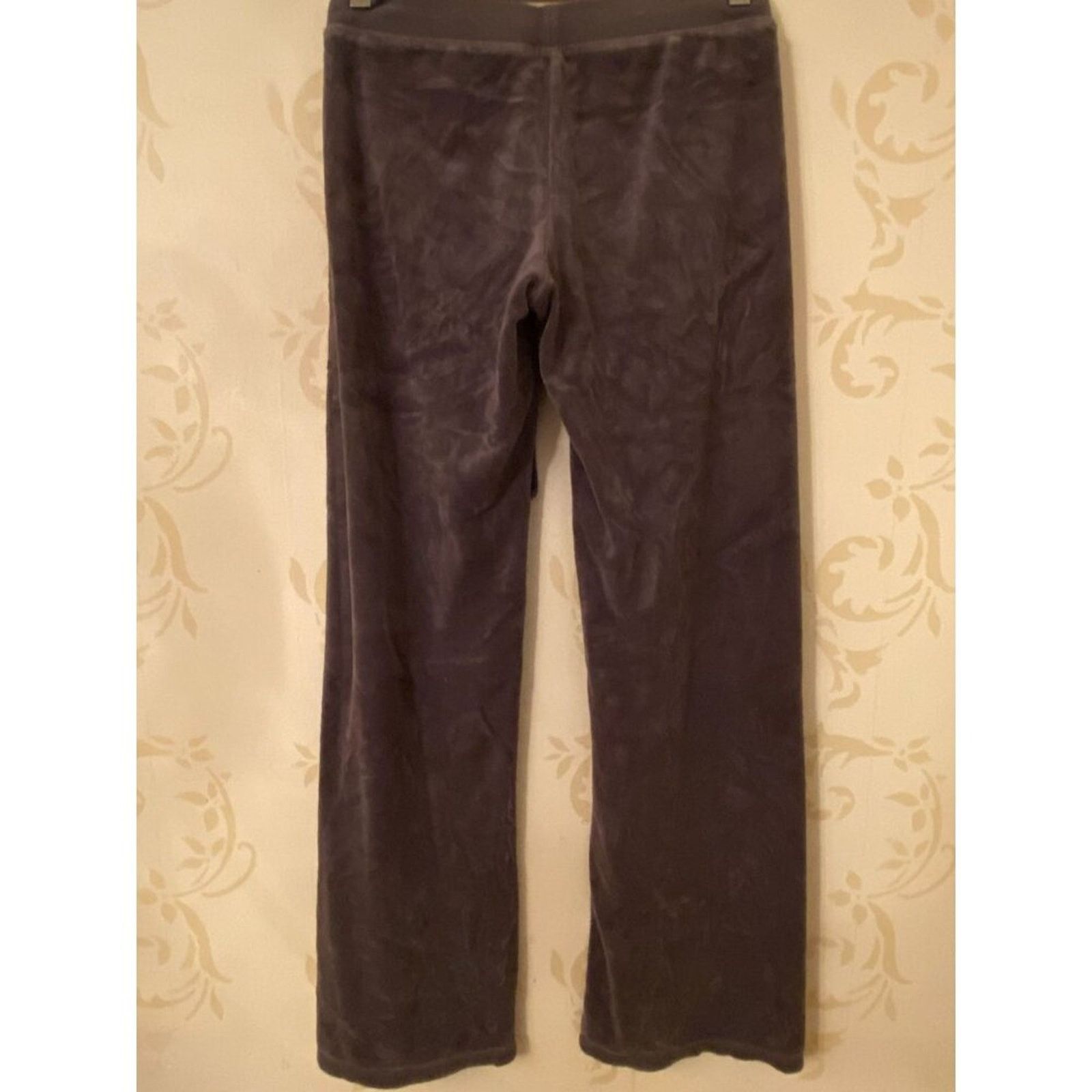 Juicy Couture Small Juicy Couture Gray Velour Pants Inseam 33" Size 25" / US 0 / IT 36 - 3 Thumbnail