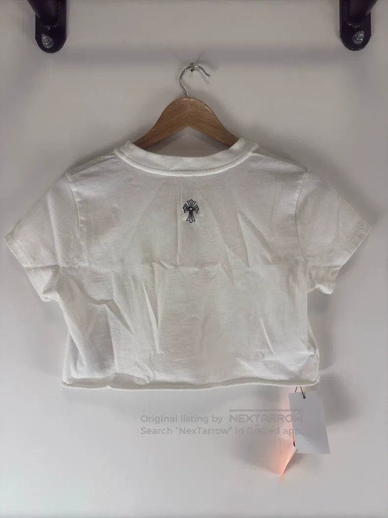 Other CHROME HEARTS White Sanskrit Embroidered Short Sleeve Size S / US 4 / IT 40 - 2 Thumbnail
