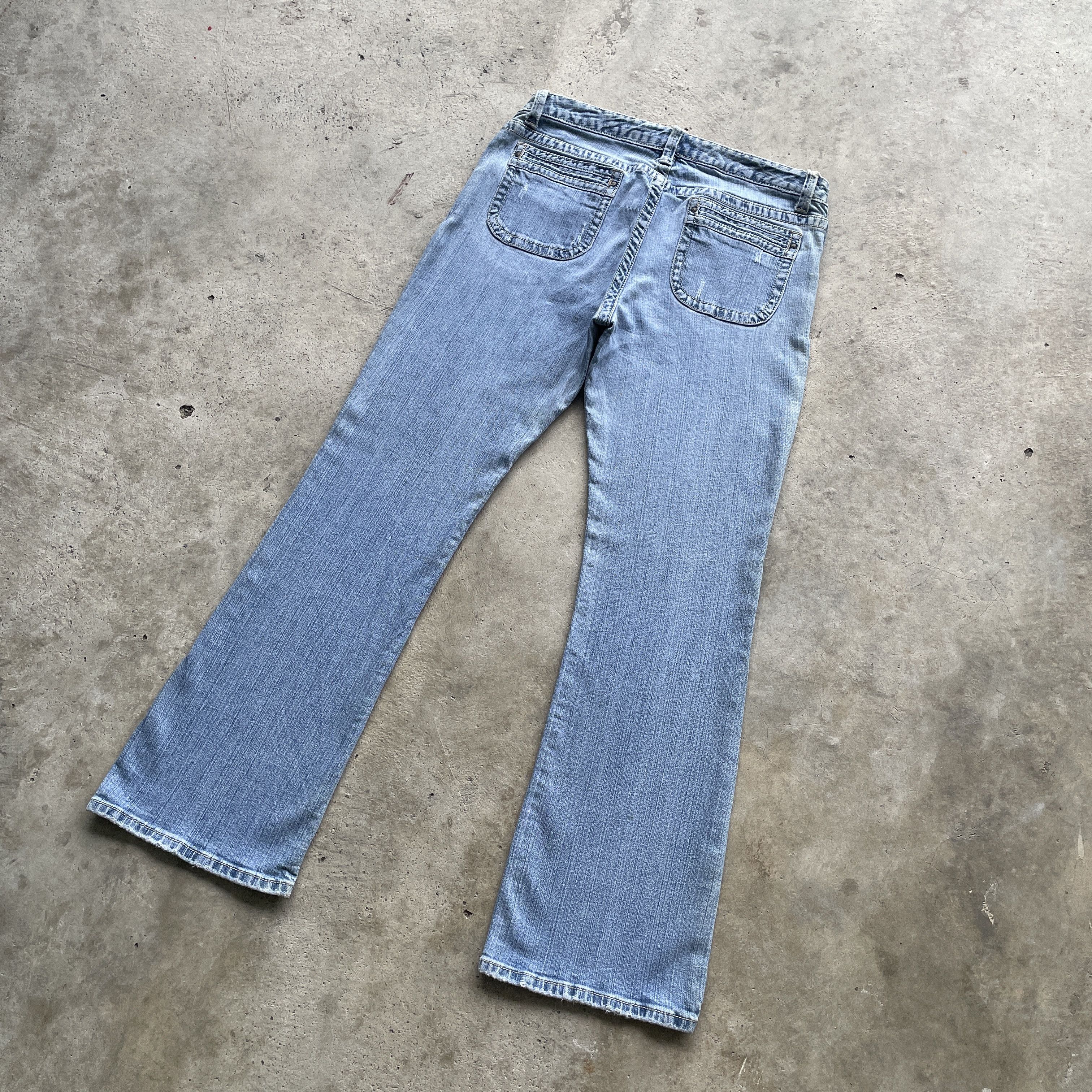 Japanese Brand × Jean W32 VINTAGE JAPANESE BOOTCUT JEANS FADED DENIM FLARE PANTS Size US 32 / EU 48 - 1 Thumbnail
