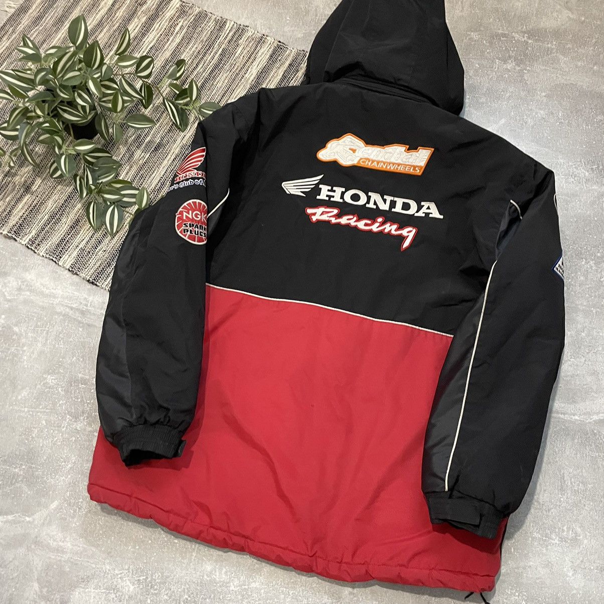 Honda Honda japan 90s jacket bomber moto racing nascar Ferrari f1 Size US XL / EU 56 / 4 - 2 Thumbnail