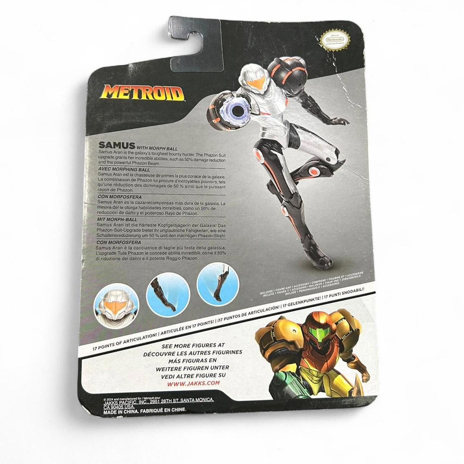 Nintendo JAKKS Pacific Metroid Phazon Suit Samus Action Figure Size ONE SIZE - 3 Thumbnail