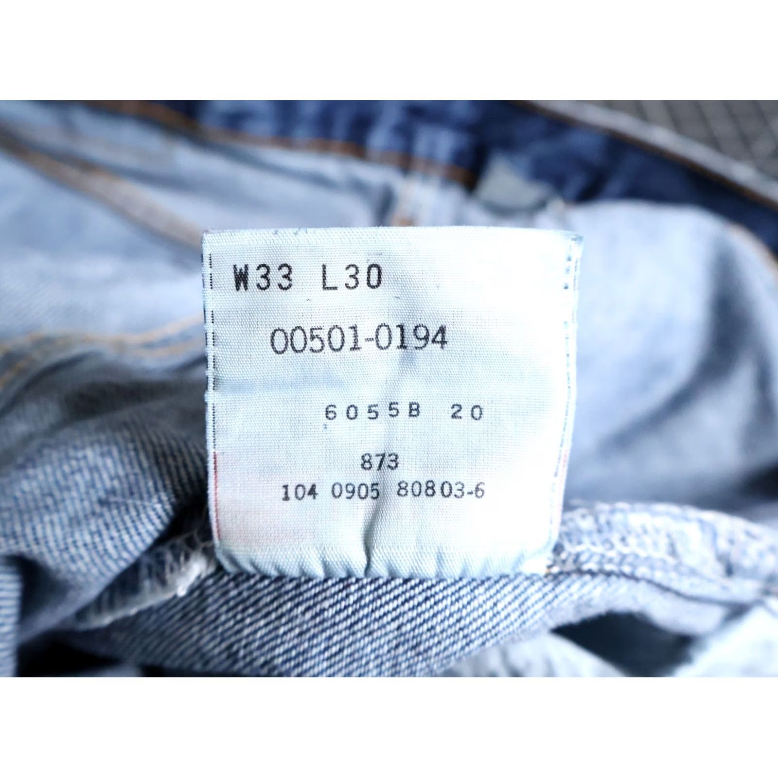 Levi's VINTAGE Levi's 501 XX Jeans Men 31 x 29 Blue Button Fly VTG 2005 Denim Straight 90s Size US 31 - 5 Thumbnail
