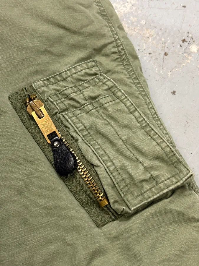 Polo Ralph Lauren AW2012 Ralph Lauren Khaki Green Flags Long Cargo Parka Coat Size US L / EU 52-54 / 3 - 11 Thumbnail