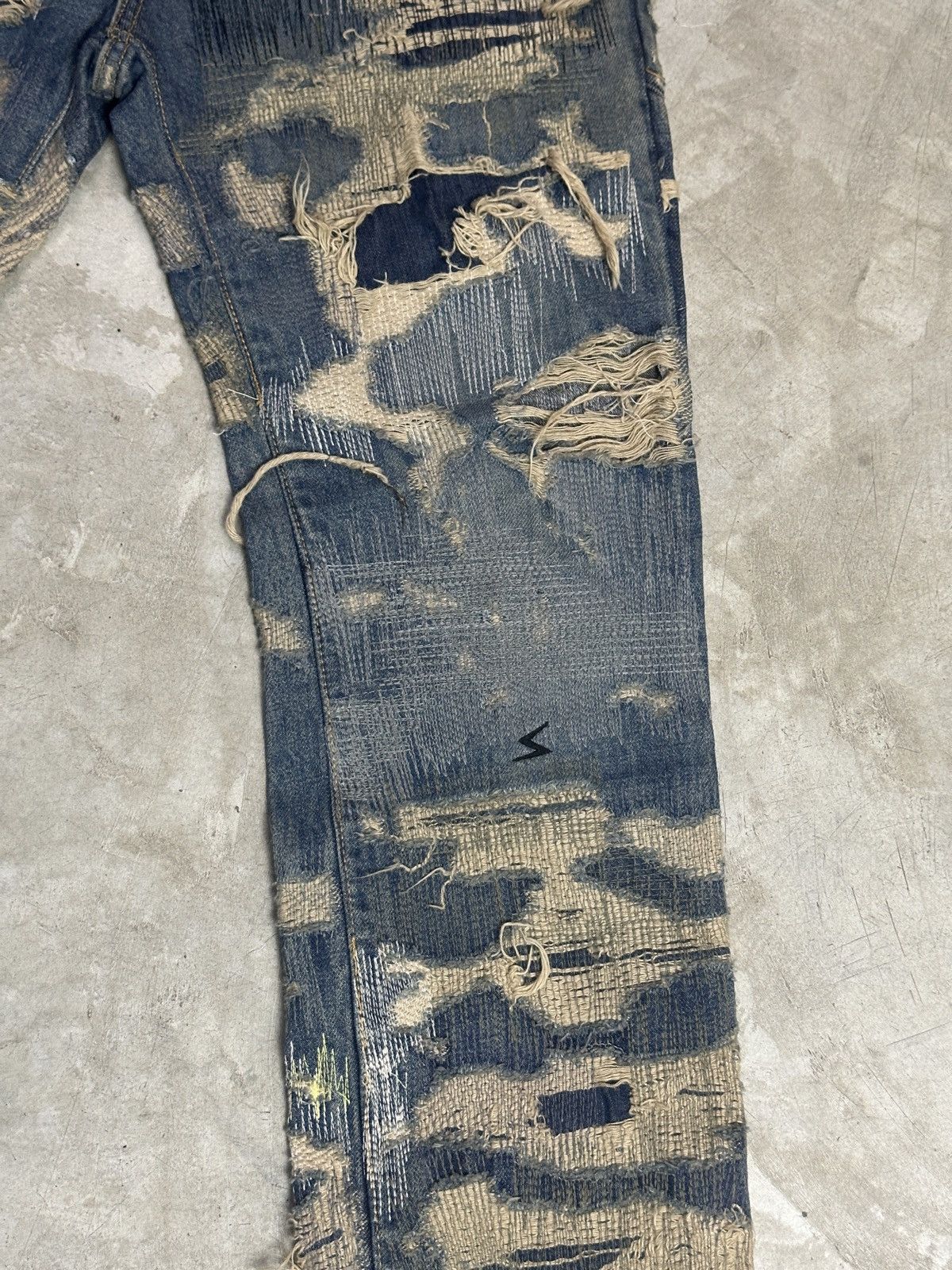 Undercover A/W2005 Undercover 85 arts&crafts denim size3 Size US 31 - 5 Thumbnail