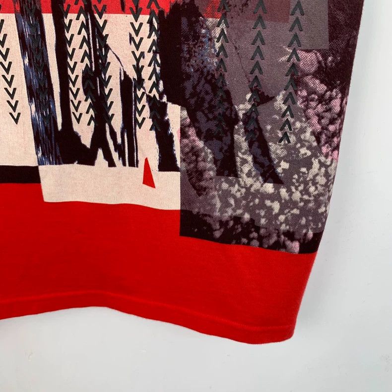 Dior Dior Red pattern printed cotton round-neck short-sleeved T- Size US XS / EU 42 / 0 - 4 Thumbnail
