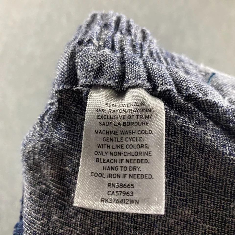 Other Susina Pants Women's 1X Pull On Drawstring Plus Linen Blend Size 36" / US 14 / IT 50 - 7 Thumbnail