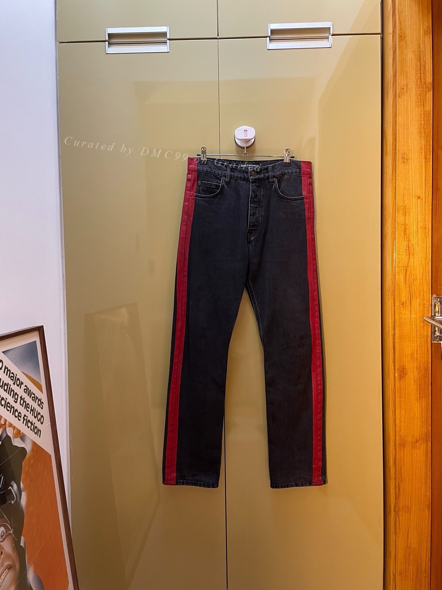 Balenciaga Waxed/Coated Jeans | Grailed
