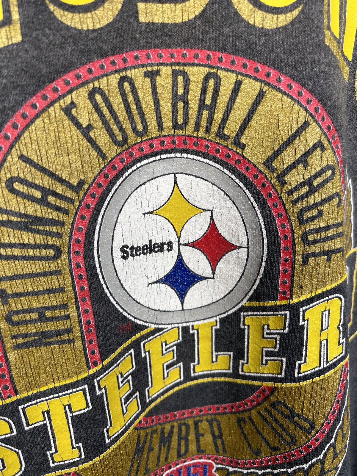 NFL 90s Vintage Nutmeg Mills Pittsburgh Steelers Sweatshirt Size US XL / EU 56 / 4 - 3 Thumbnail