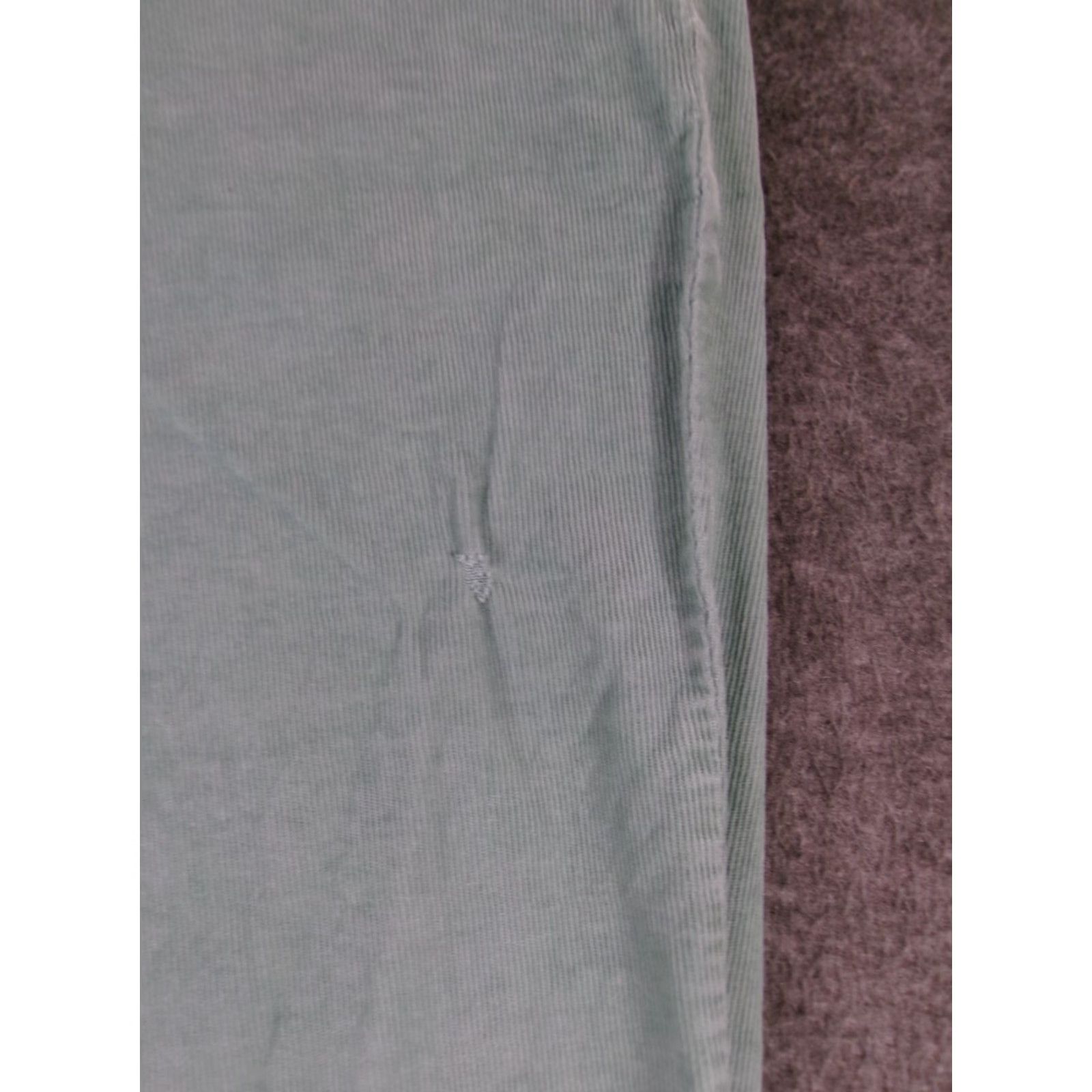 Coldwater Creek Coldwater Creek Pants Women 18 Green Corduroy Pull On Straight Leg Stretch Size 40" / US 18 - 3 Thumbnail