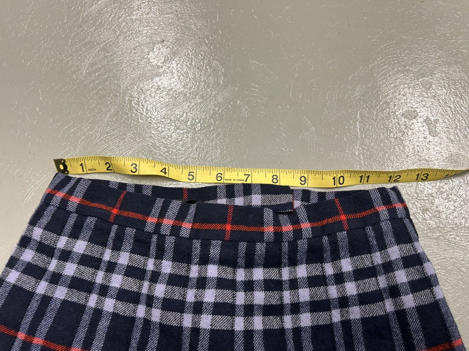 Burberry Vintage Burberry Nova Check Belt Wool Mini Skirt Size 26" / US 2 / IT 38 - 6 Thumbnail