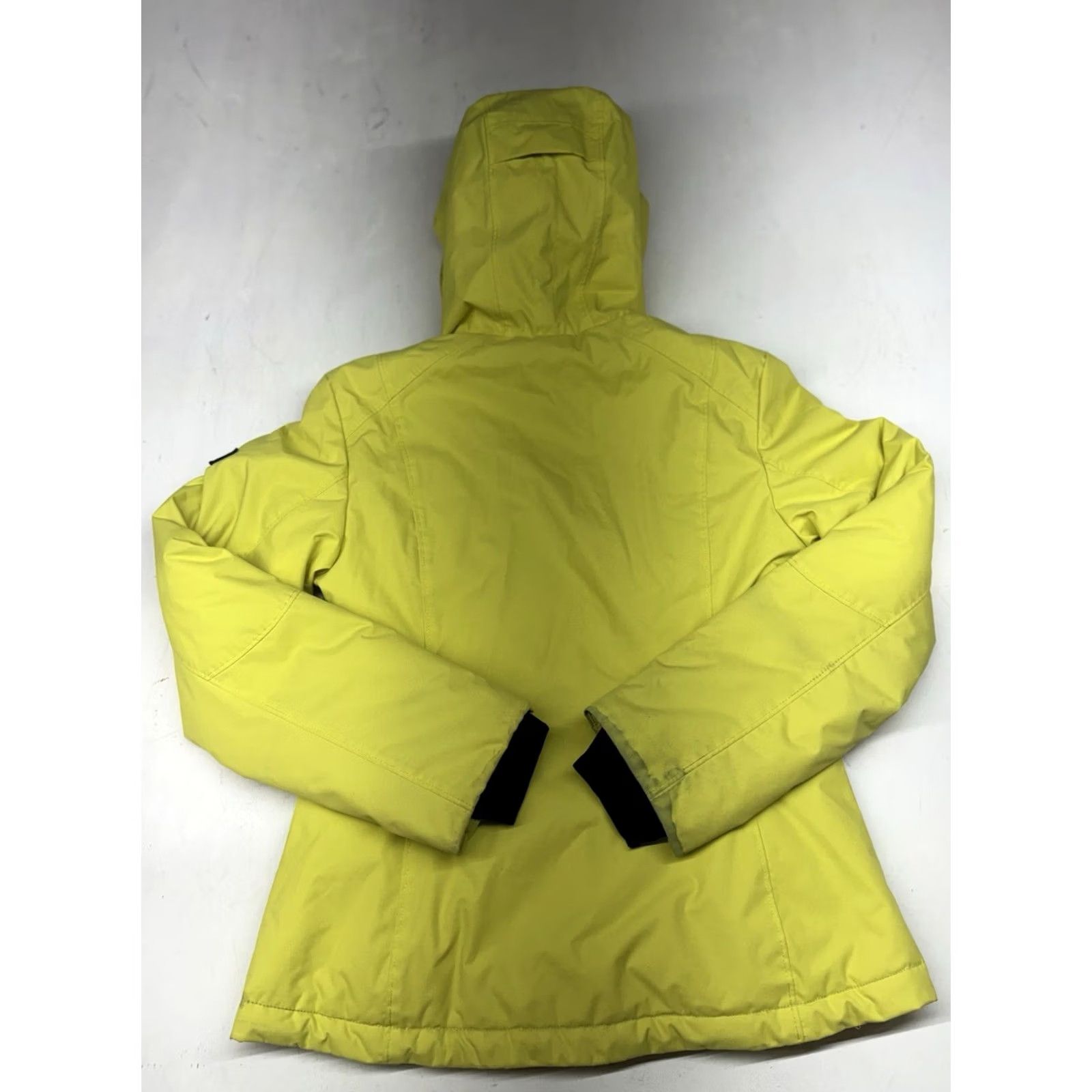 Vintage SKEA Ski Snow Winter Hooded Thermolite Full Zip Jacket Neon Yellow Women’s 6 Size M / US 6-8 / IT 42-44 - 6 Thumbnail