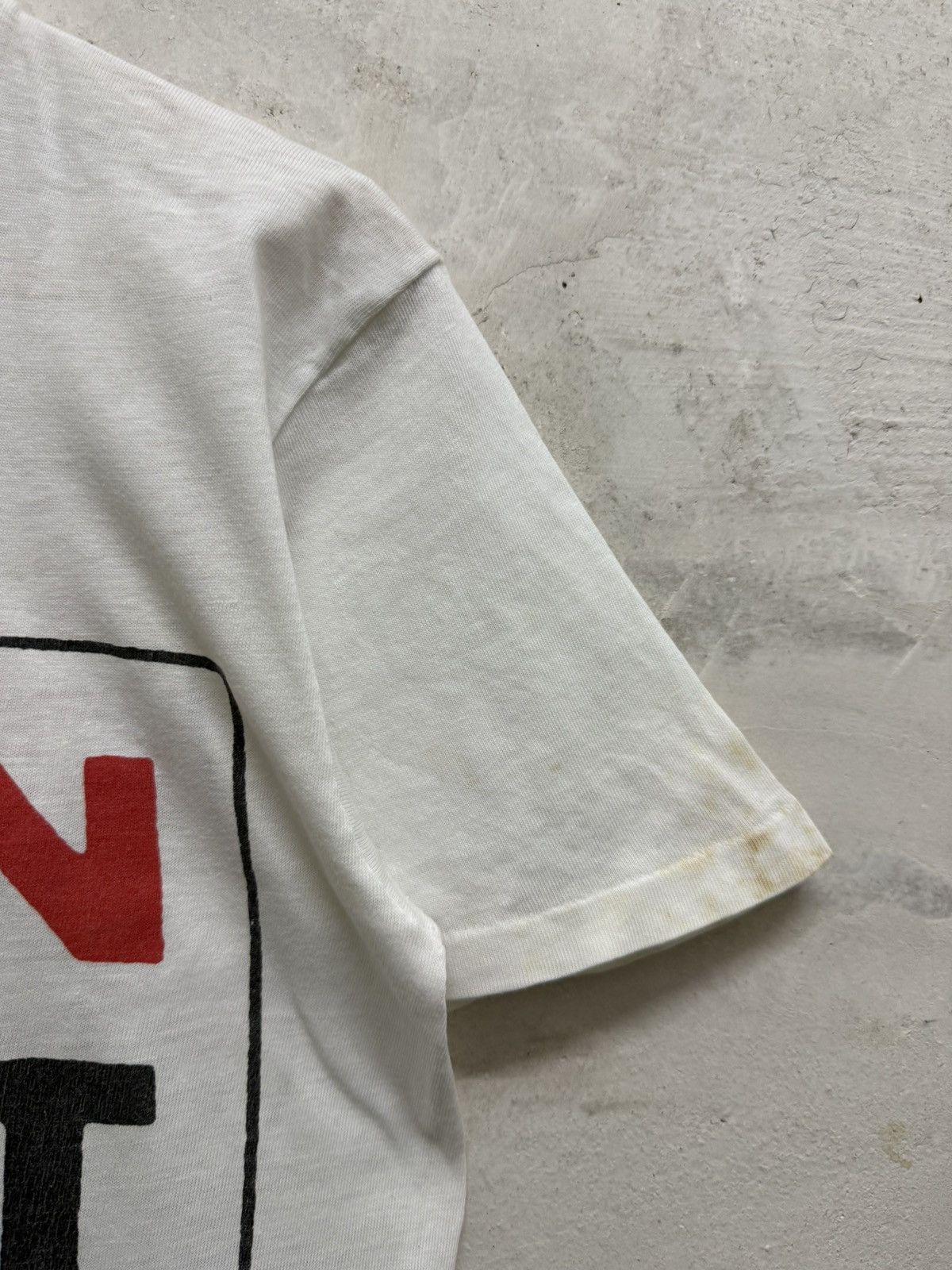 Vintage Vintage 80s Vision Streetwear Skateboard Distressed Tee Size US S / EU 44-46 / 1 - 4 Thumbnail