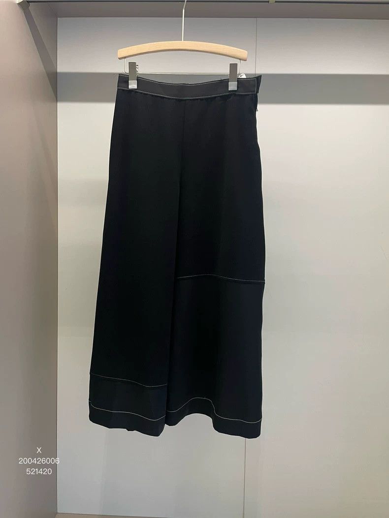 Loewe Loewe Black Wide-Leg Polyester Pants - dmc Size US 38 / EU 54 - 1 Thumbnail