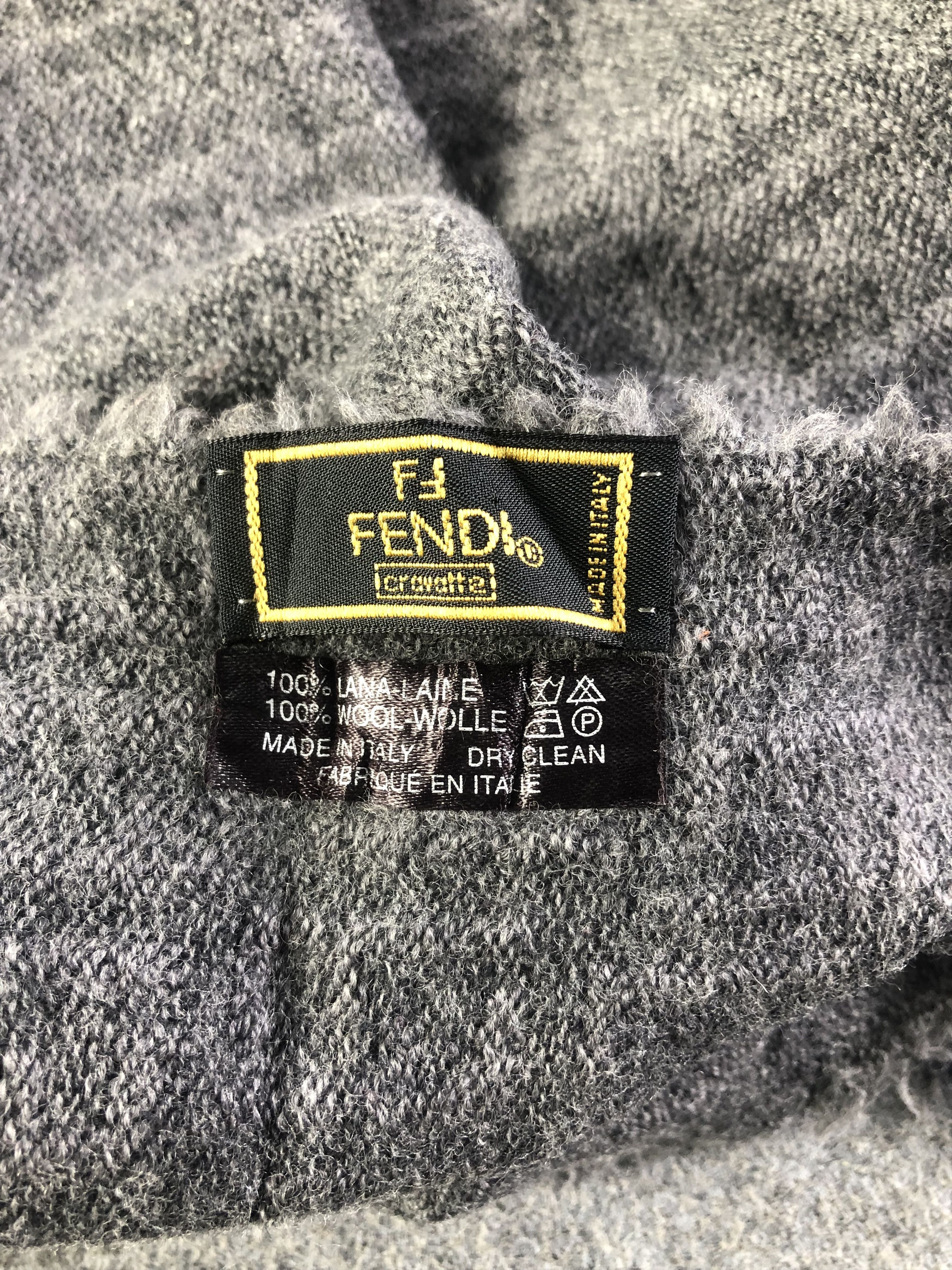 Fendi Fendi Monogram Scarf / Muffler / Neckwear SS1273 Size ONE SIZE - 5 Thumbnail