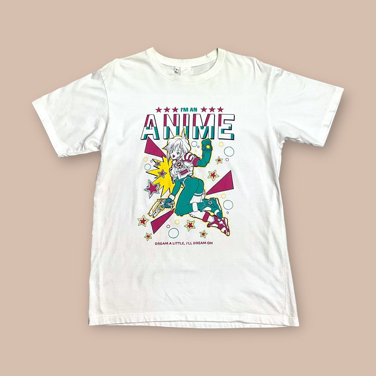 Anime DNA² by Masakazu Katsura White Tee Size US M / EU 48-50 / 2 - 1 Thumbnail