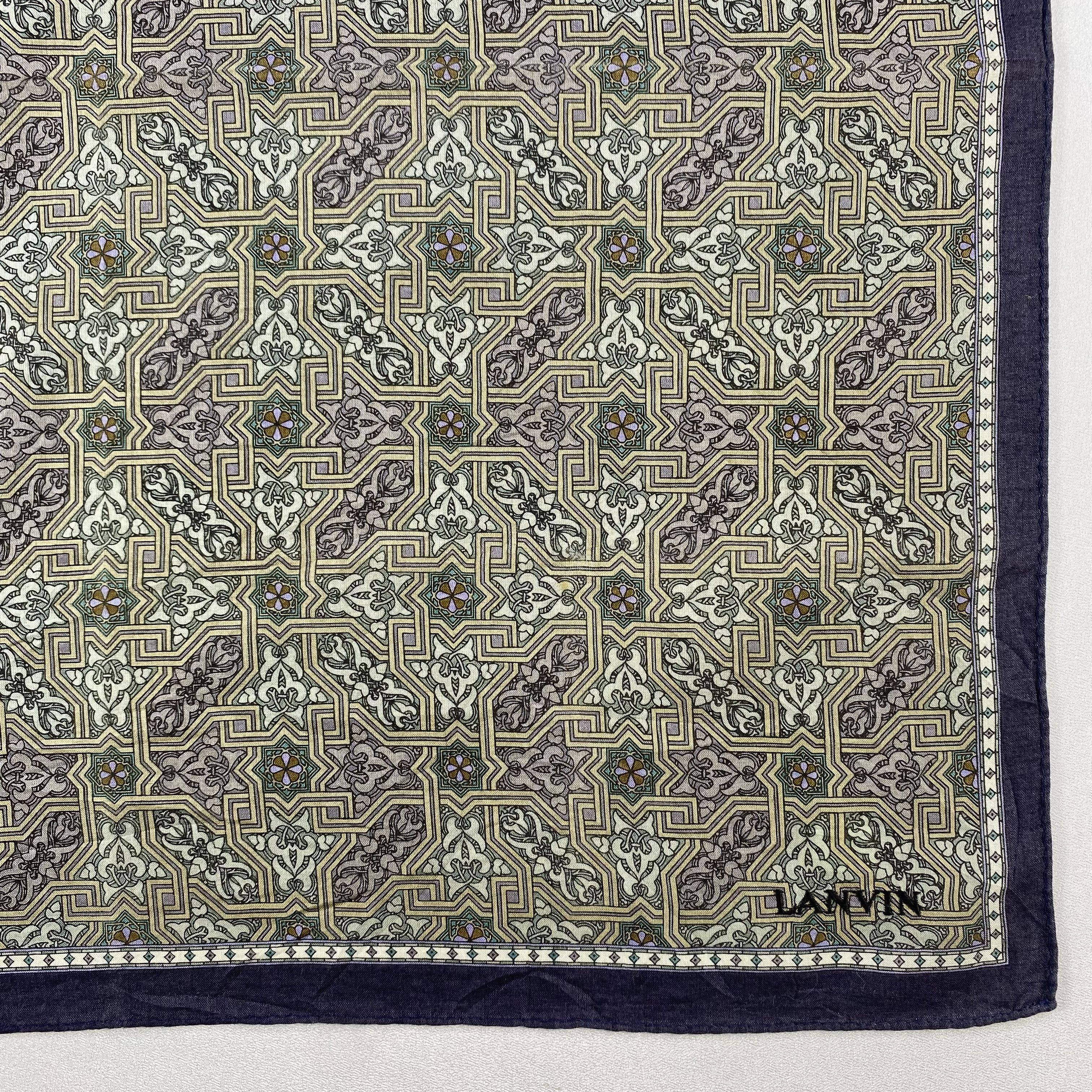 Lanvin × Vintage Lanvin Bandana/ Handkerchief / Neckerchief Size ONE SIZE - 3 Thumbnail