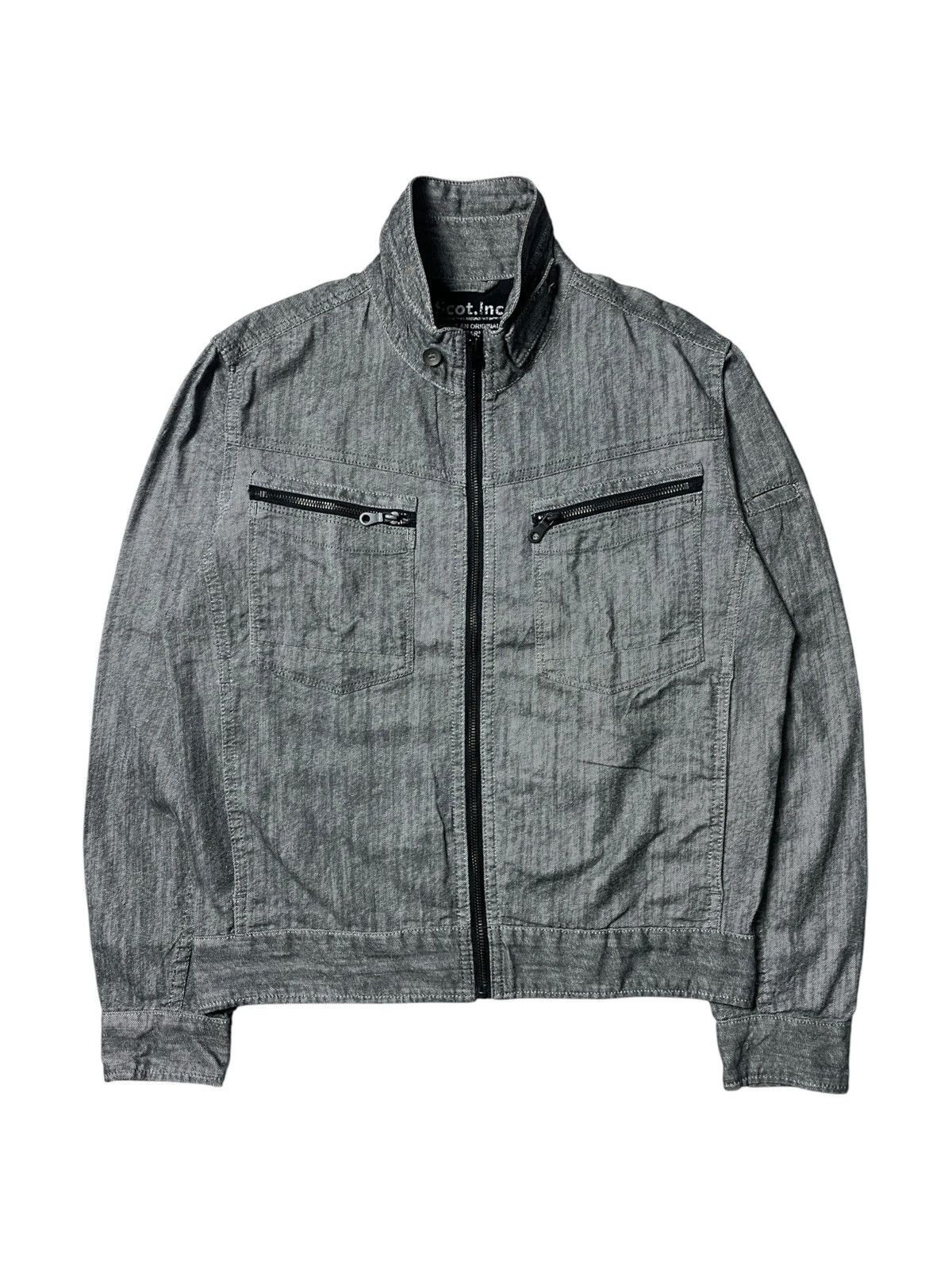 JACKROSE 2000’s Scot - Multi Zip Bikers Jacket Size US M / EU 48-50 / 2 - 2 Thumbnail