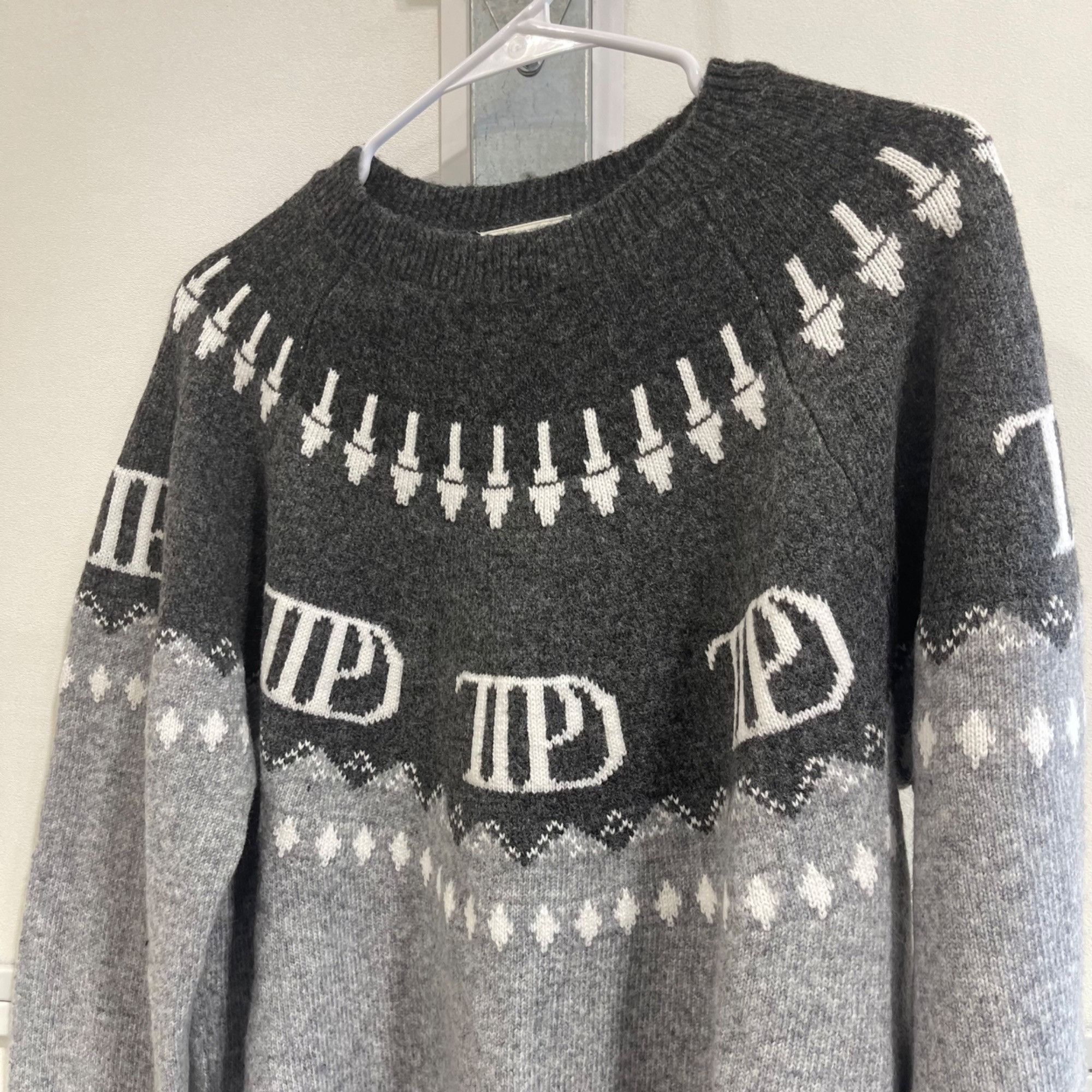 Band Tees NEW TAYLOR SWIFT THE TORTURED POETS DEPT. KNIT SWEATER SMALL Size S / US 4 / IT 40 - 3 Thumbnail