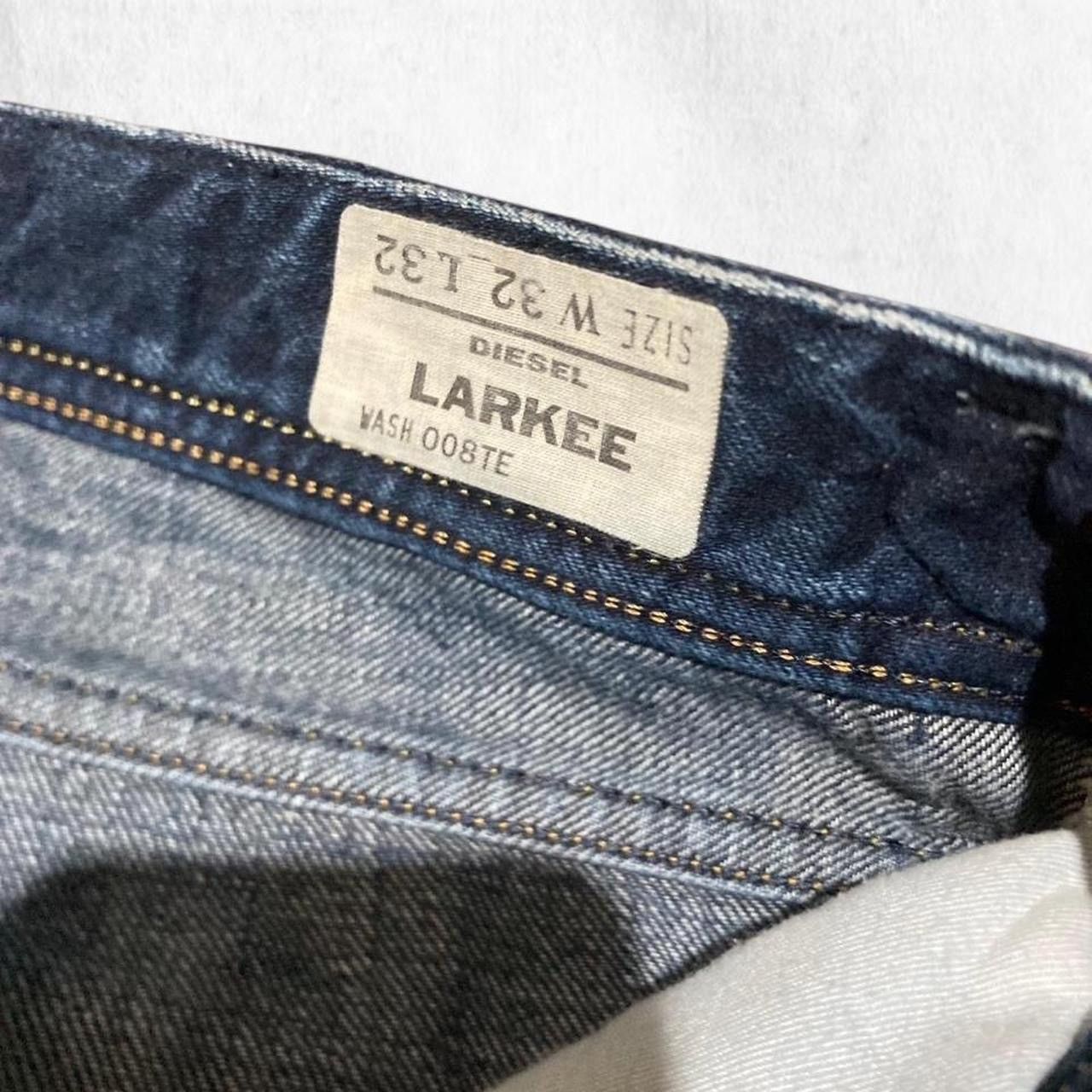 Diesel Diesel factory Deadstock LARKEE dark indigo denim Size US 32 / EU 48 - 2 Thumbnail