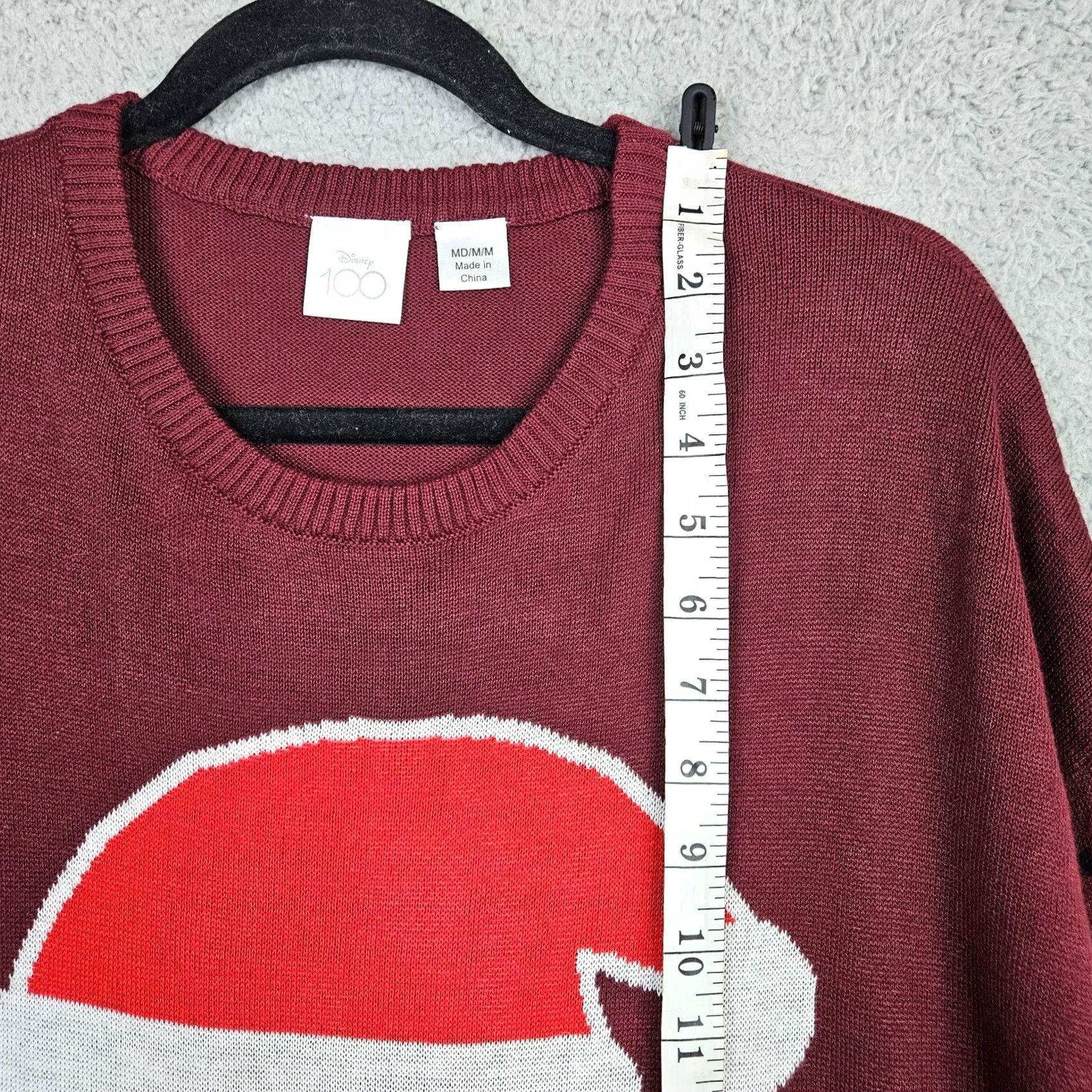 Disney Disney Darth Vader Holiday Pullover Sweater Men M Red Knit Crew Neck All Seasons Holiday Theme, Regular Fit, Disney Brand Size US M / EU 48-50 / 2 - 3 Thumbnail