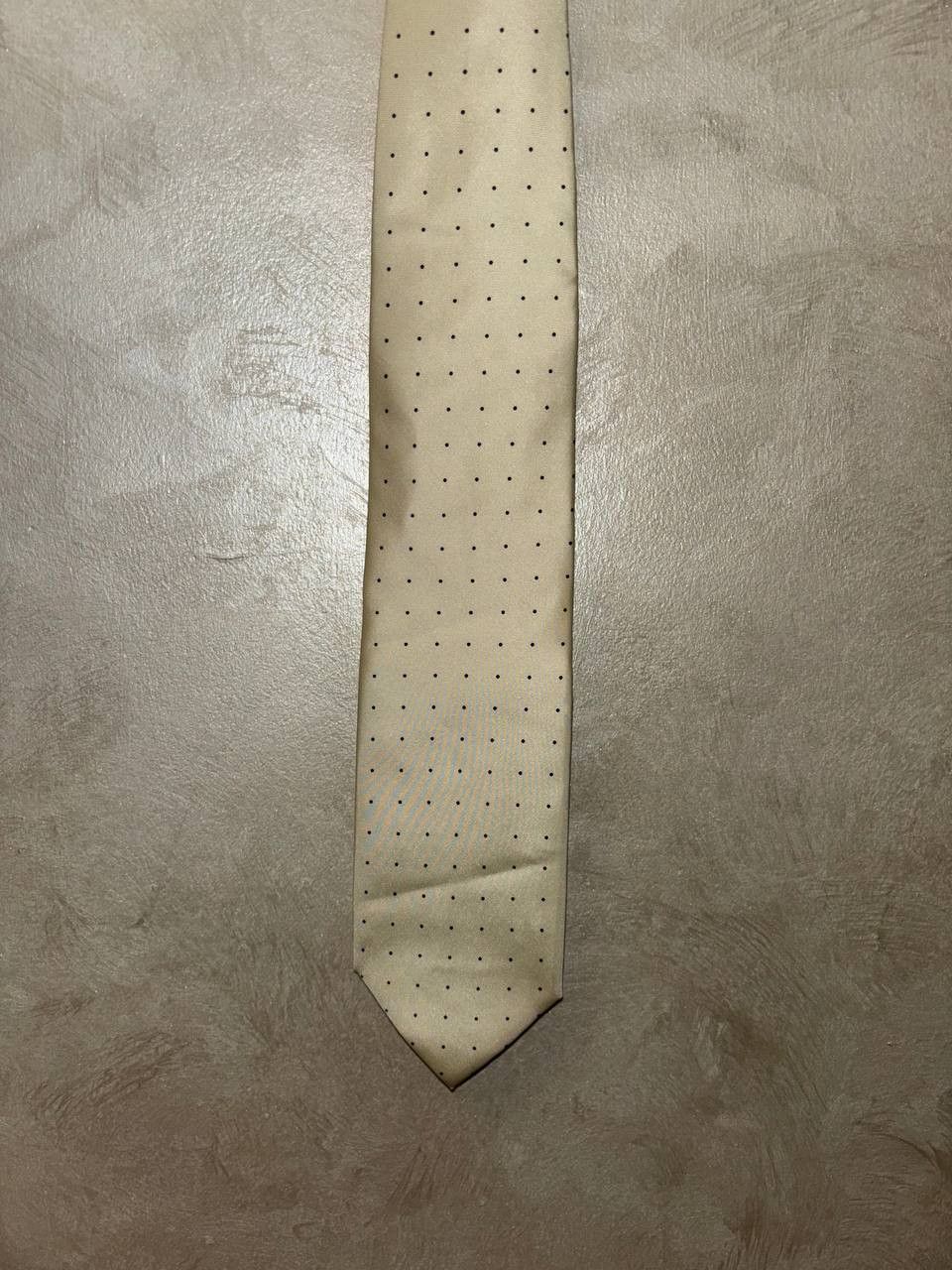 Hugo Boss Hugo Boss yellow polka dot men's tie,100% silk,made in Italy Size ONE SIZE - 5 Thumbnail