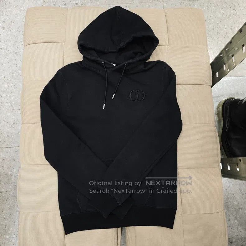 Dior Dior Black embroidered cd sweatshirt Size US S / EU 44-46 / 1 - 1 Thumbnail