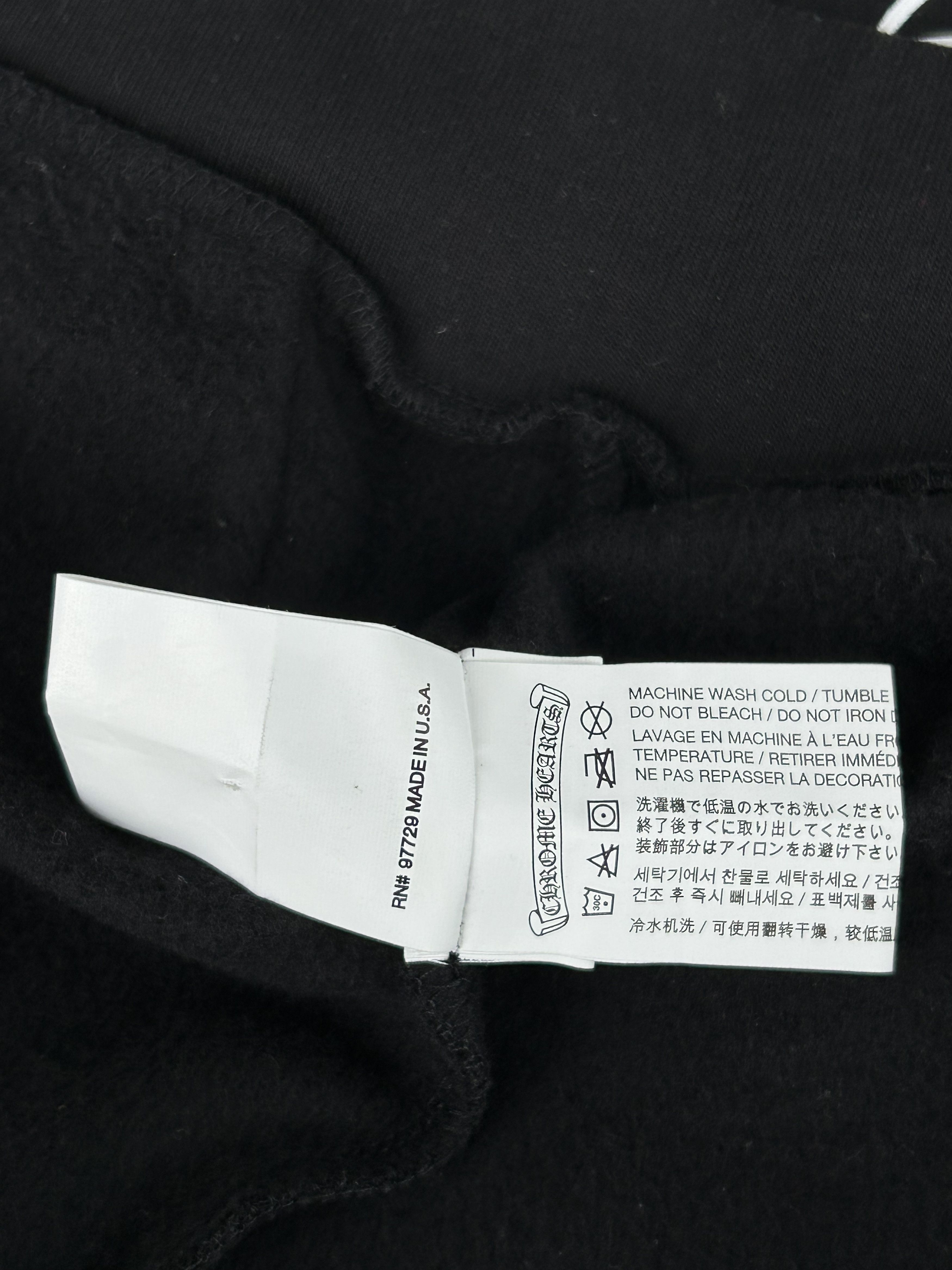 Chrome Hearts Black & Red Cemetery Horseshoe Logo Zip Up Hoodie Size US S / EU 44-46 / 1 - 5 Thumbnail